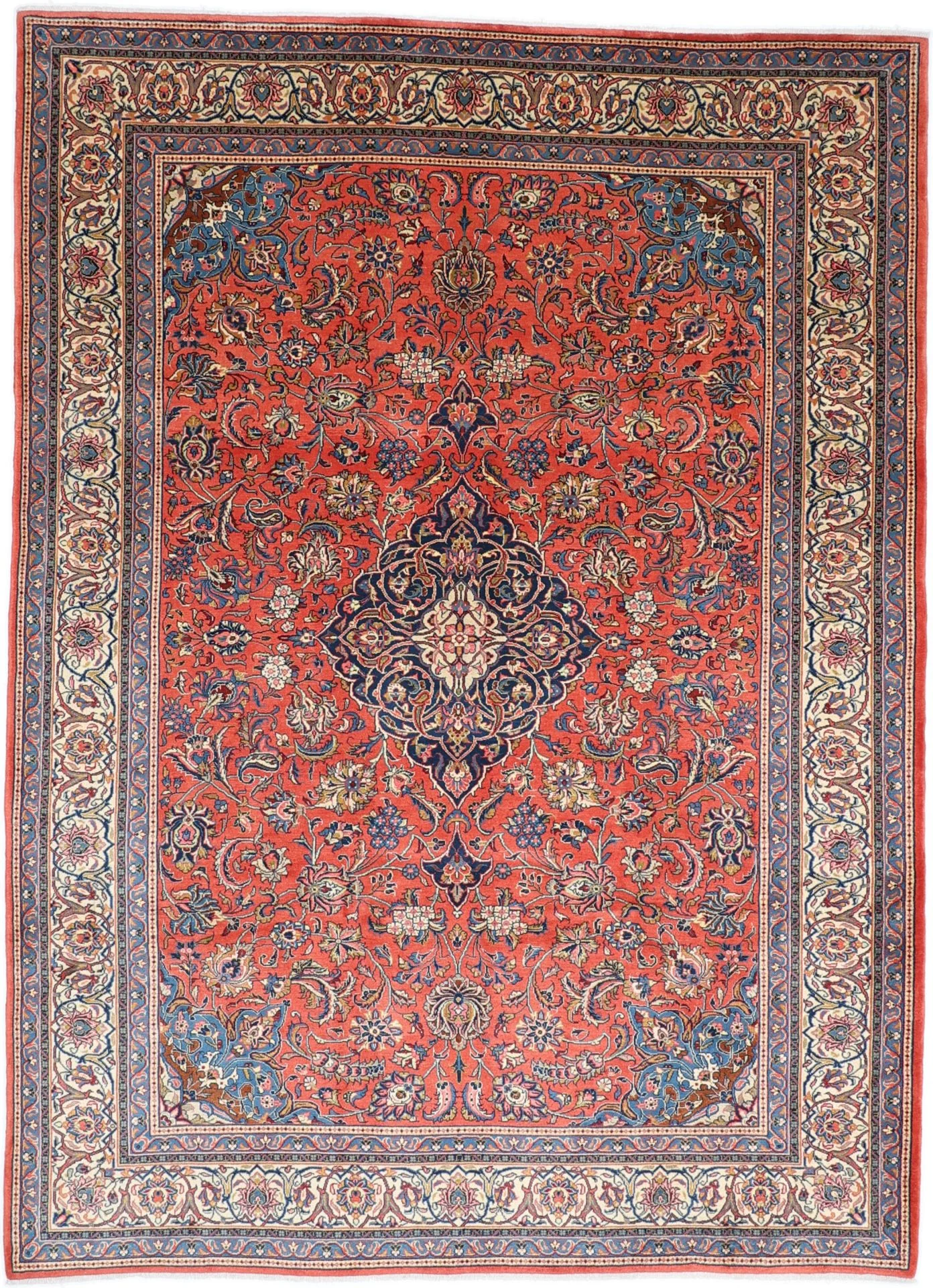 Wool Sarouk Persian Rug 254 × 345 cm, hand-knotted