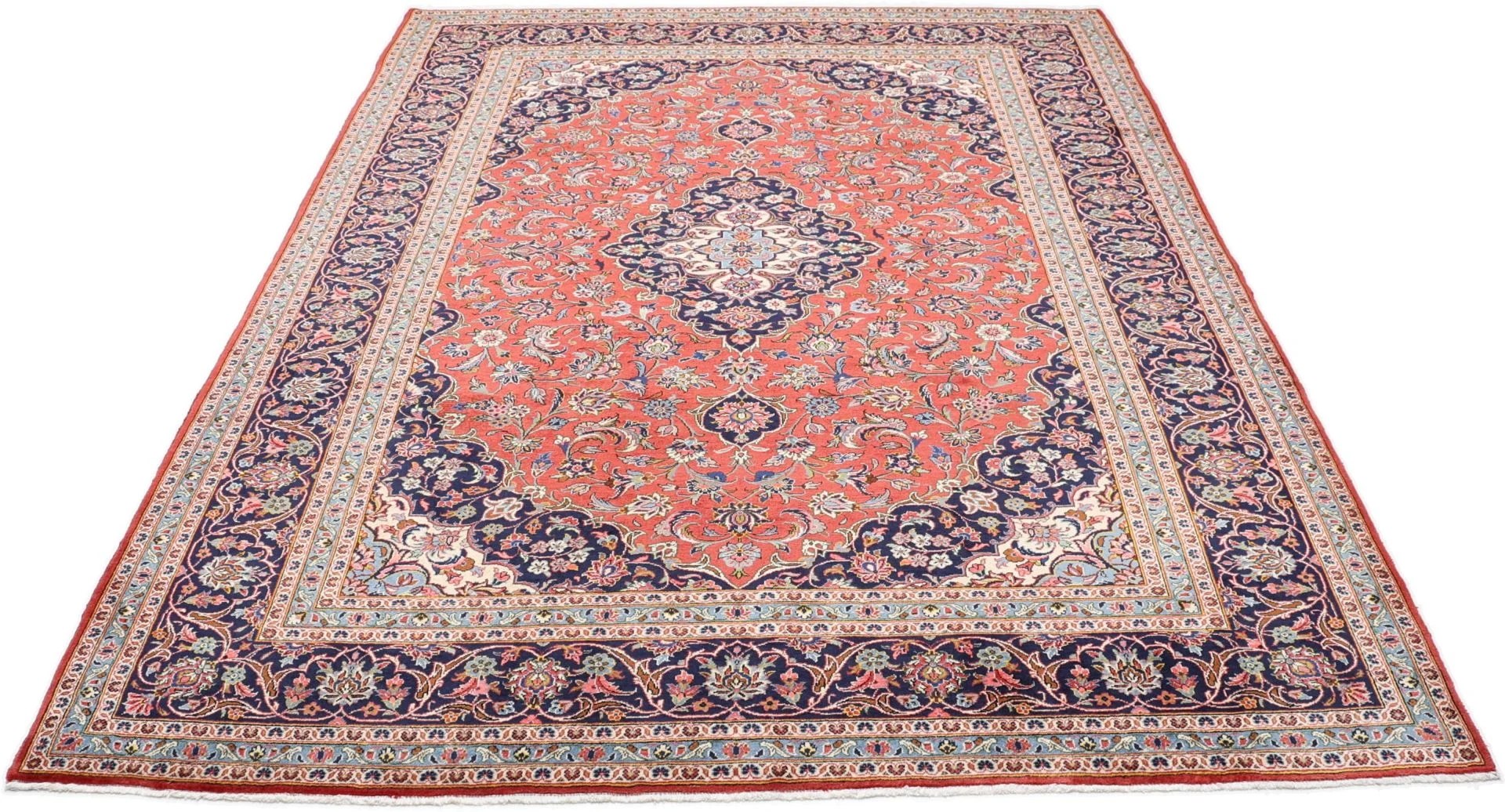 Alternative view of Wool Kashan Persian Rug 250 × 350 cm, hand-knotted