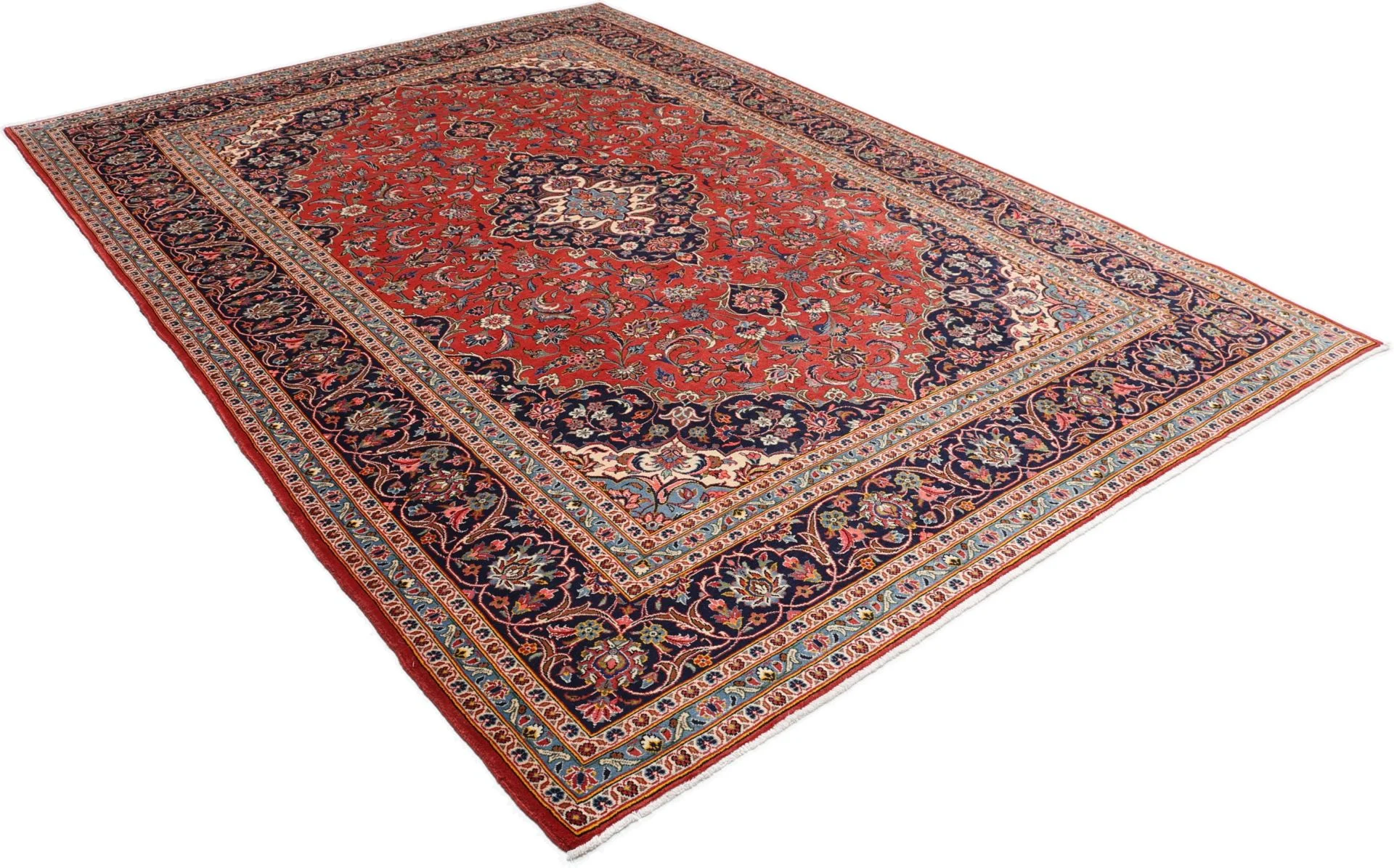 Wool Kashan Persian Rug 250 × 350 cm, hand-knotted - Image 4