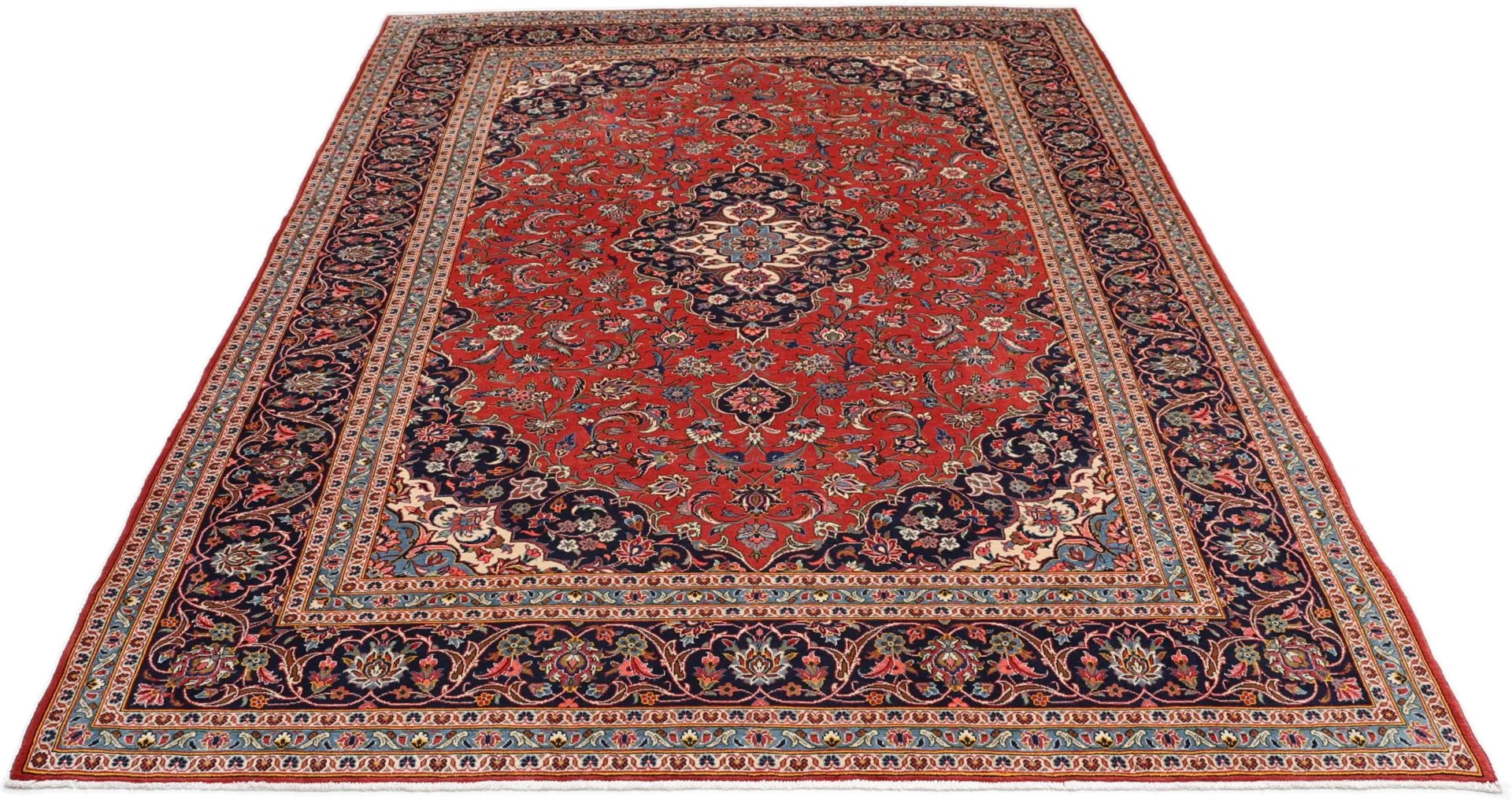 Wool Kashan Persian Rug 250 × 350 cm, hand-knotted - Image 7