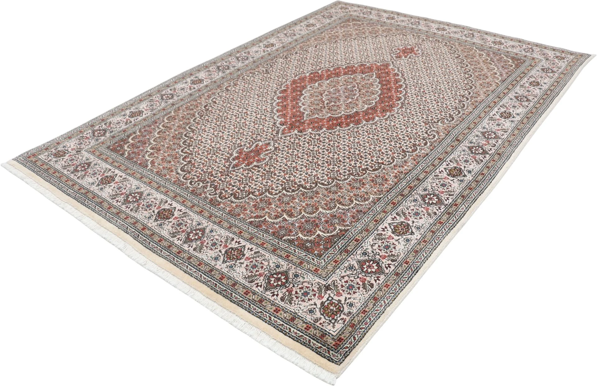 Wool & Silk Tabriz Persian Rug 170 × 242 cm, hand-knotted - Image 3