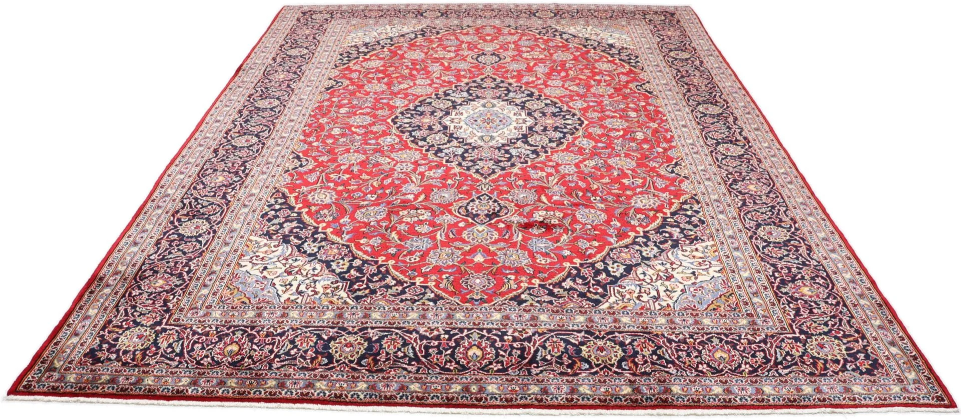 Alternative view of Wool Kashan Persian Rug 247 × 345 cm, hand-knotted