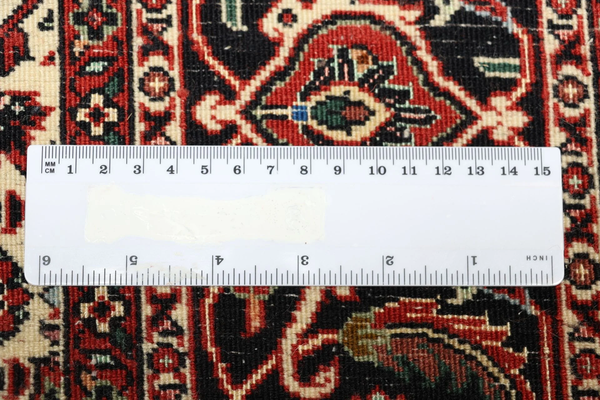 Alternative view of Wool & Silk Bijar Persian Rug 170 × 253 cm, hand-knotted