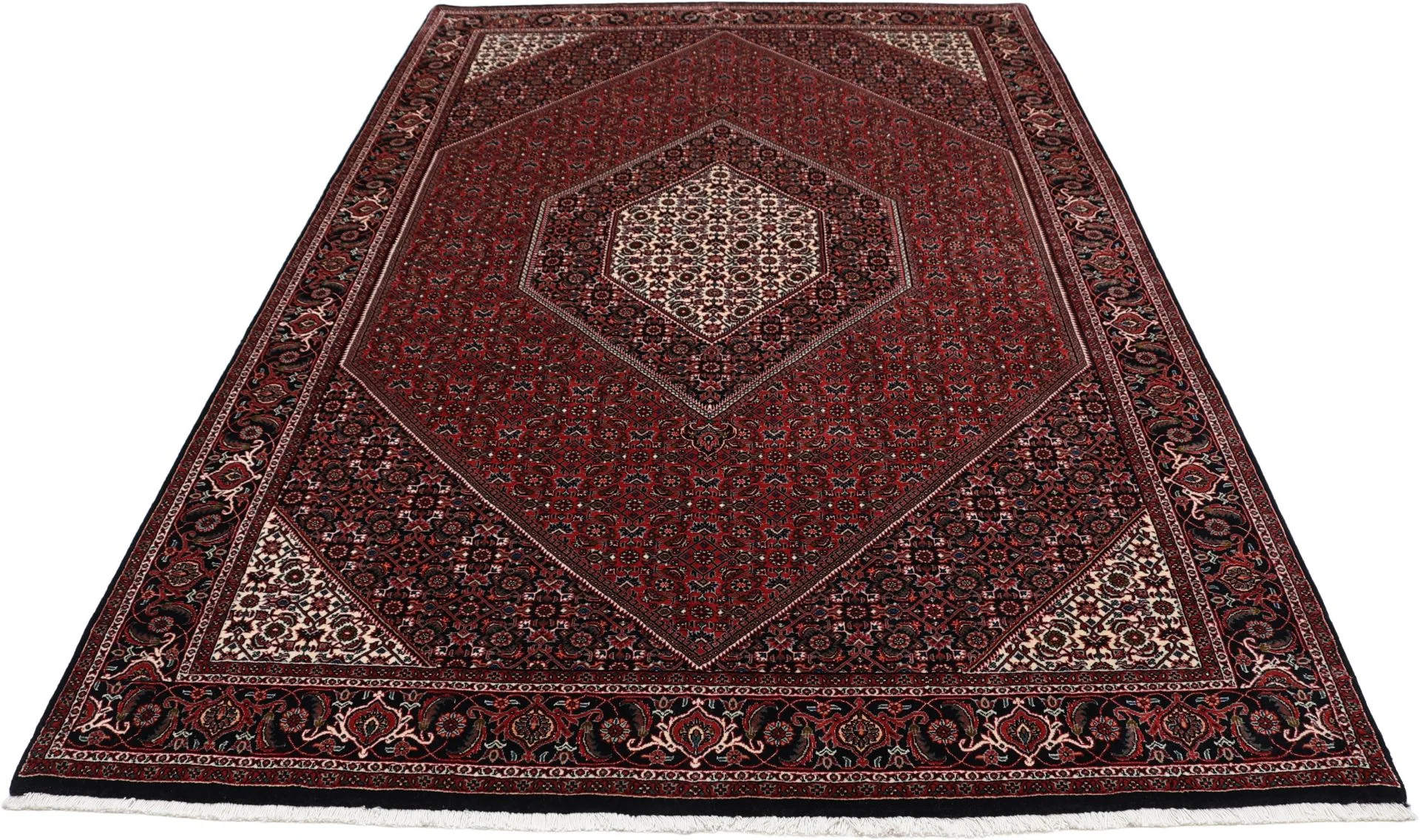 Wool & Silk Bijar Persian Rug 170 × 253 cm, hand-knotted - Image 7