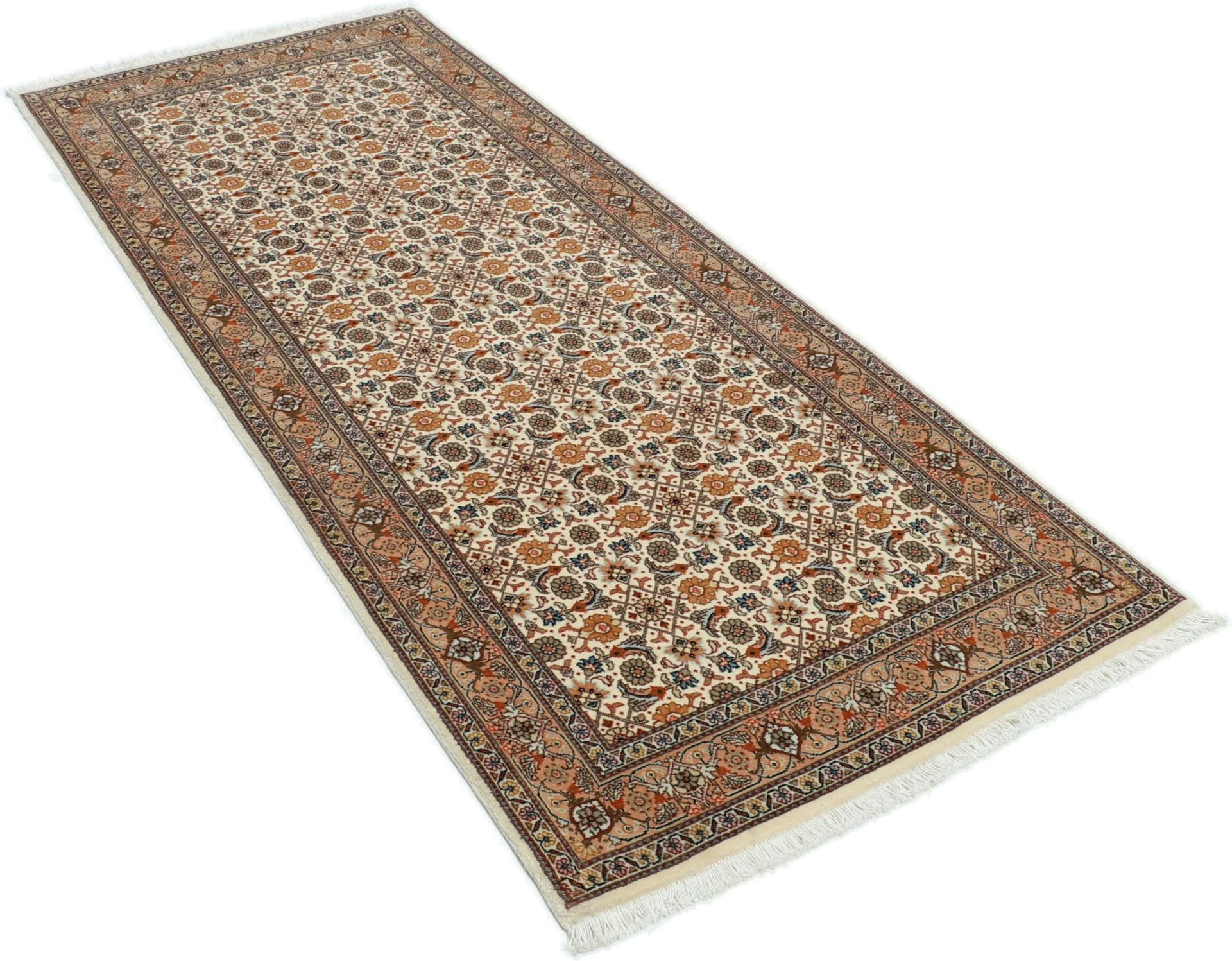 Wool Tabriz Persian Rug 80 × 199 cm, hand-knotted - Image 4