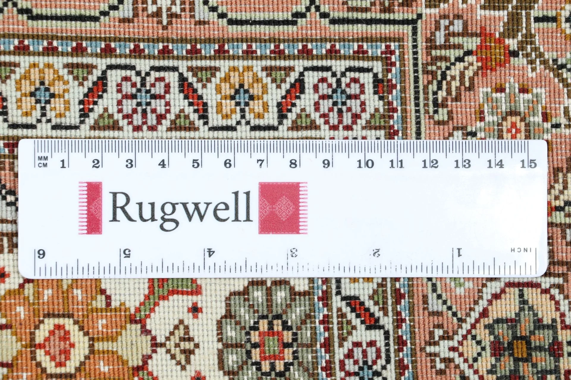 Wool Tabriz Persian Rug 80 × 199 cm, hand-knotted - Image 11