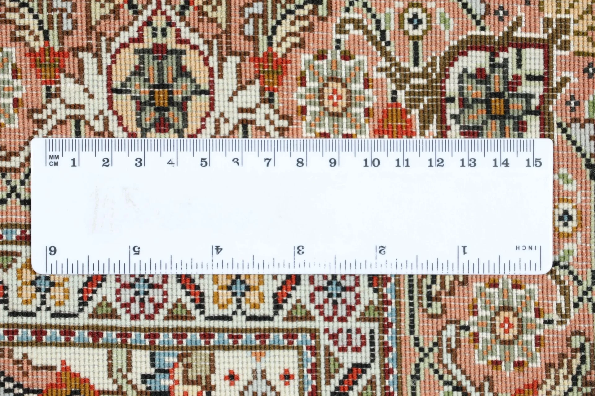 Wool Tabriz Persian Rug 80 × 199 cm, hand-knotted - Image 12