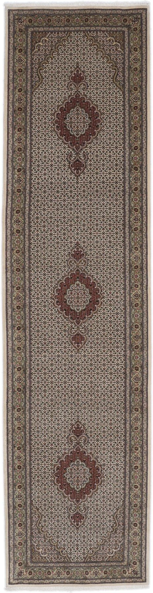 Tabriz Persian Rug 88 × 354 cm in Wool, hand-knotted