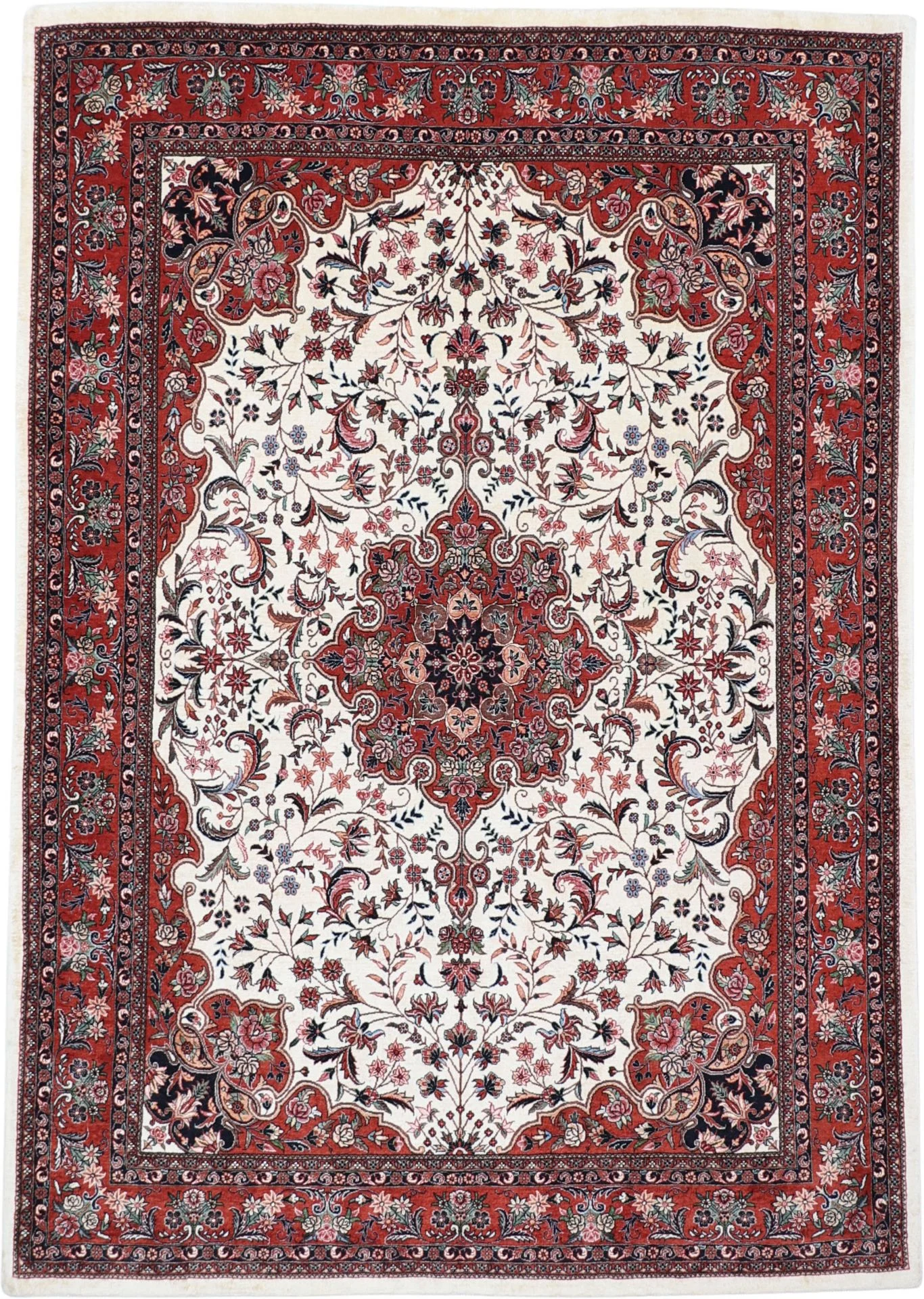 Wool & Silk Bijar Persian Rug 170 × 245 cm, hand-knotted
