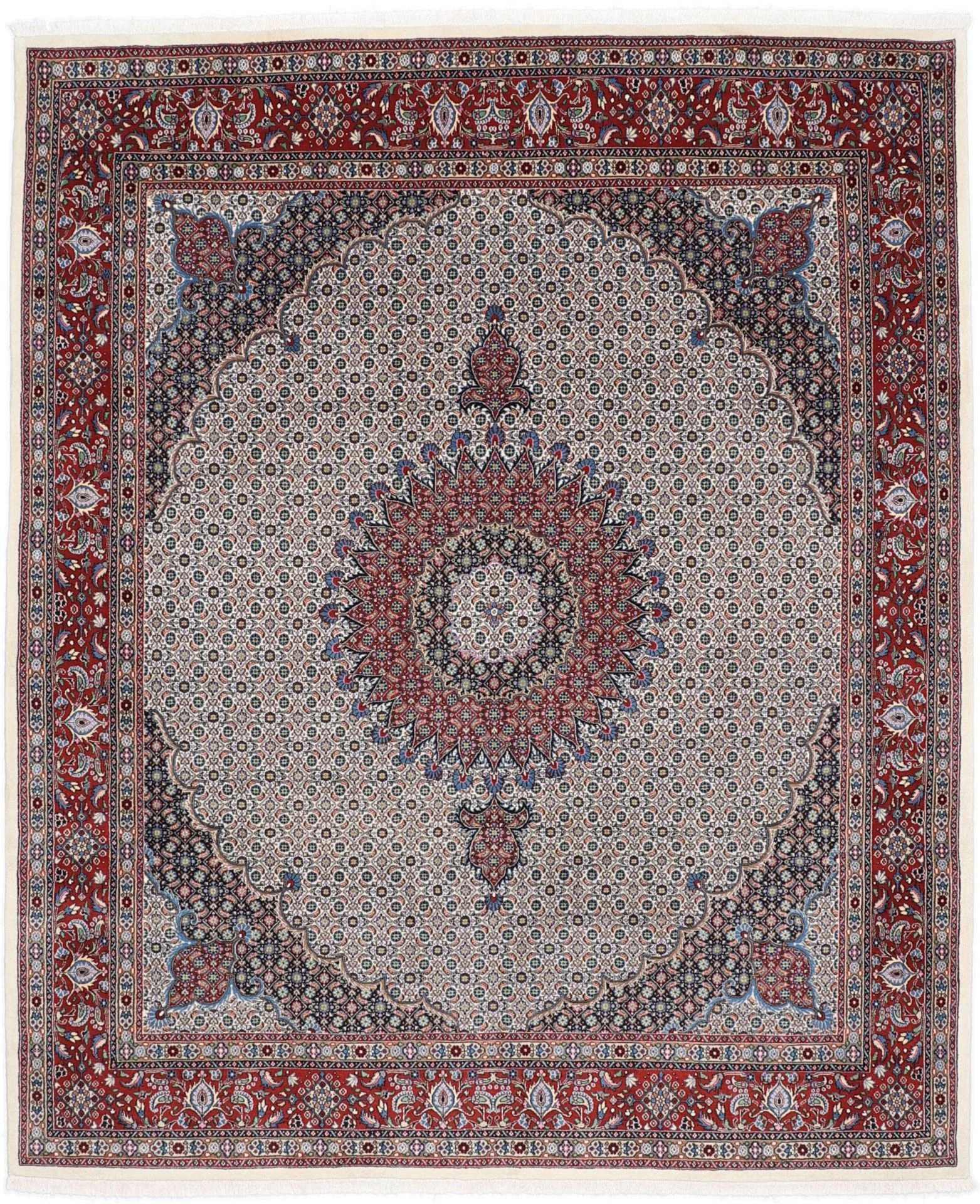 Moud Persian Rug 253 × 300 cm in Wool, hand-knotted