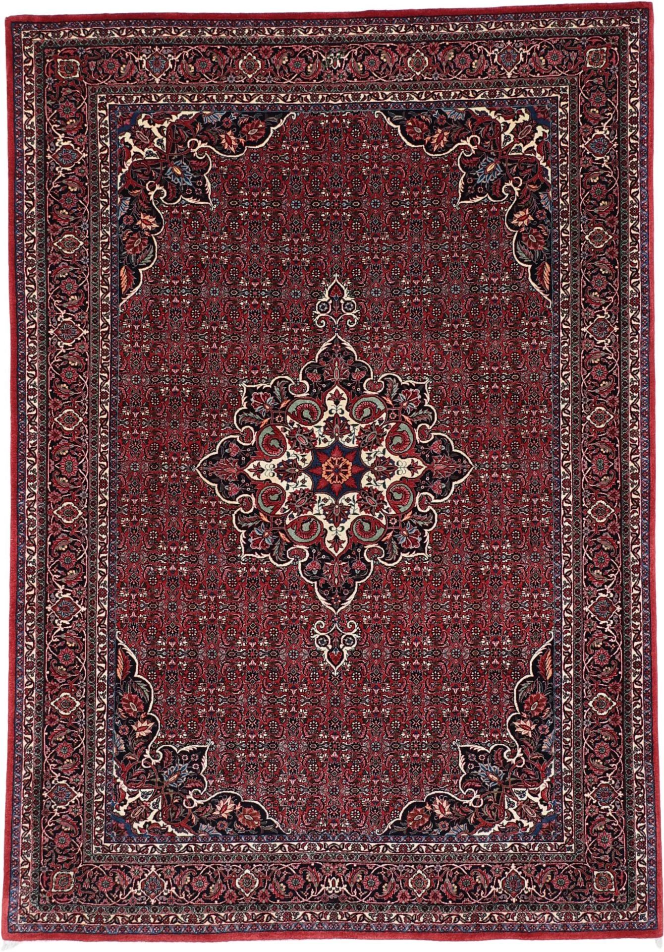 Wool & Silk Bijar Persian Rug 169 × 243 cm, hand-knotted