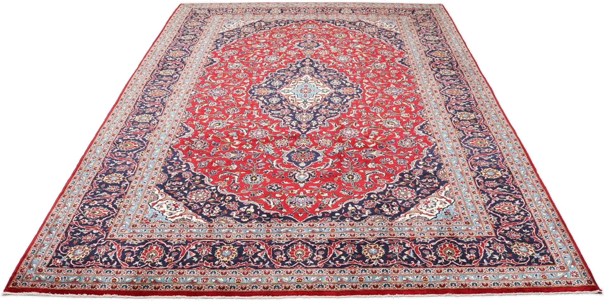 Alternative view of Wool Kashan Persian Rug 250 × 350 cm, hand-knotted