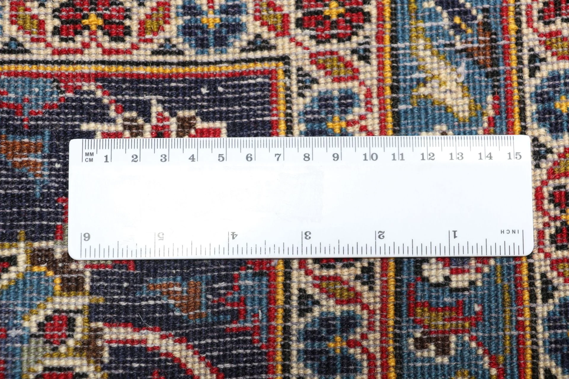 Wool Kashan Persian Rug 250 × 343 cm, hand-knotted - Image 11