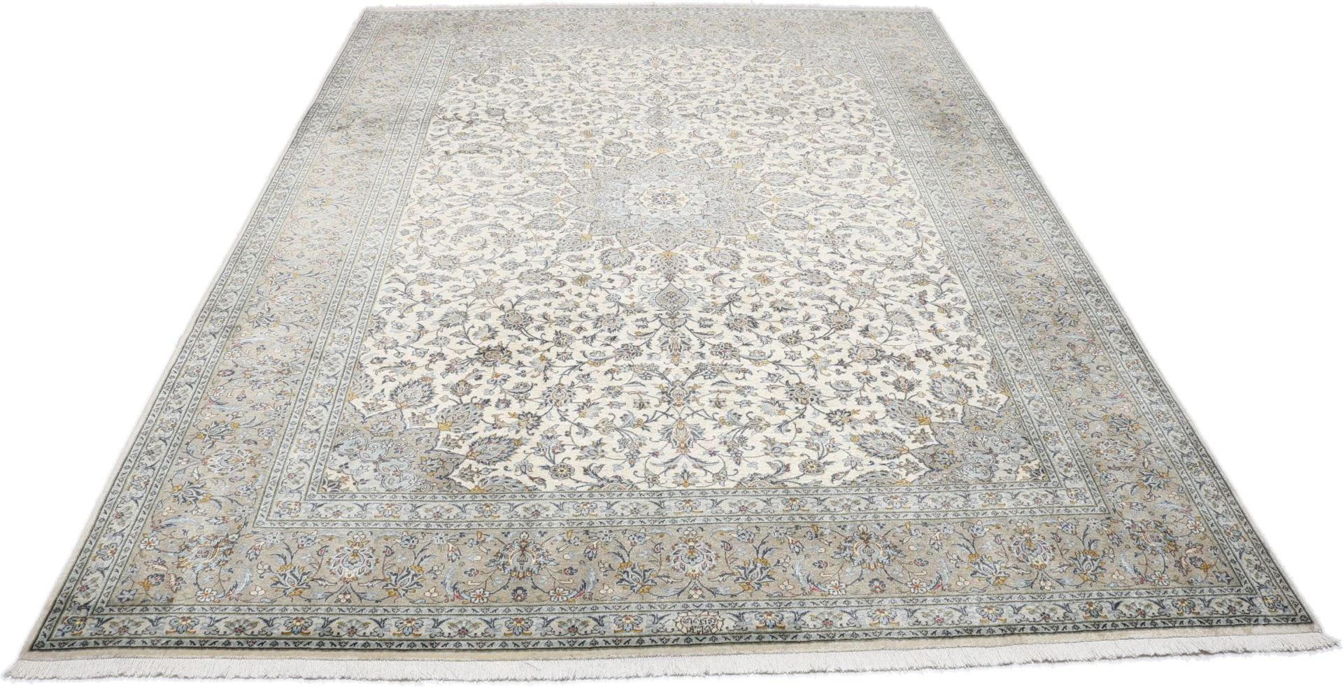 Alternative view of Wool Kashan Persian Rug 249 × 342 cm, hand-knotted