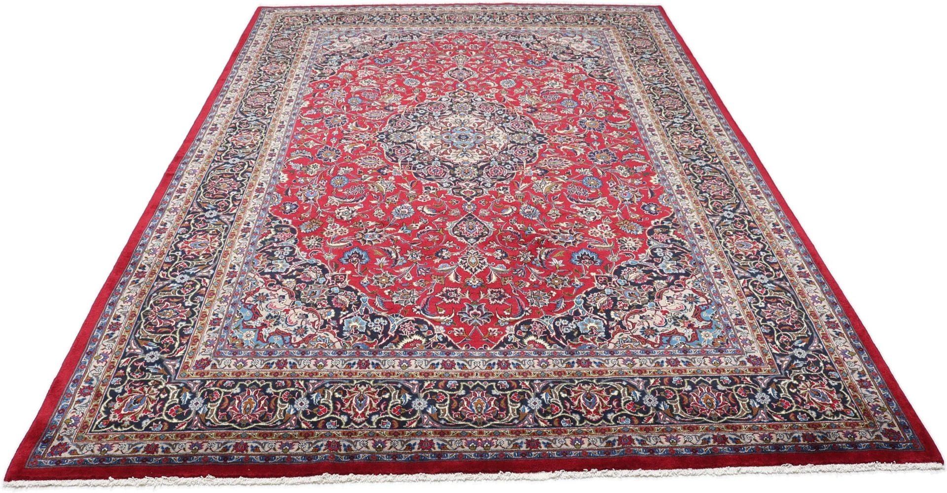 Alternative view of Kashmar Persian Rug 245 × 360 cm in Wool, hand-knotted