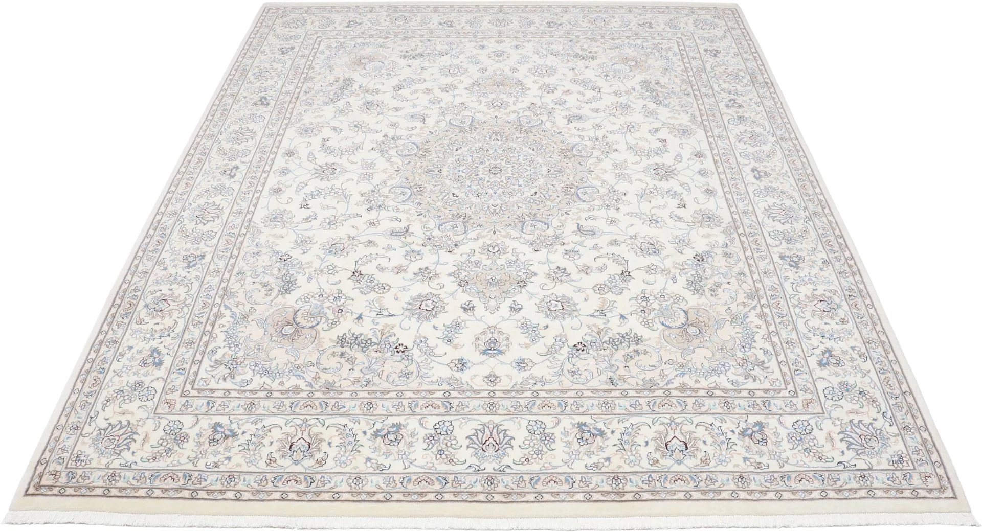 Alternative view of Nain Persian Rug 250 × 305 cm in Wool, hand-knotted
