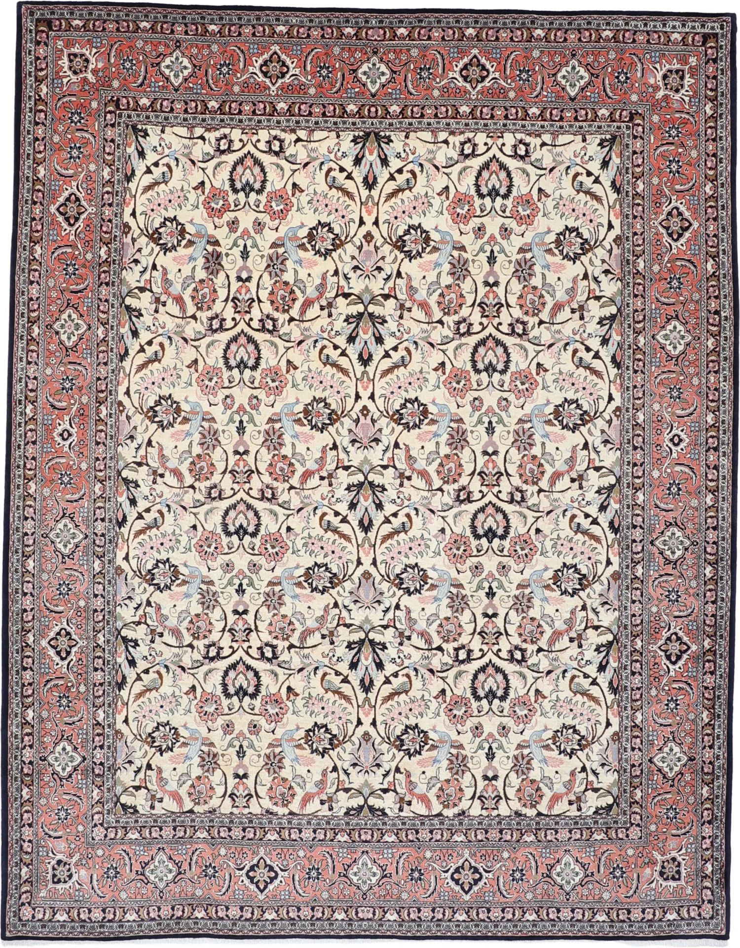 Hand-Knotted Bijar Persian Rug, 250 × 320 cm, Wool