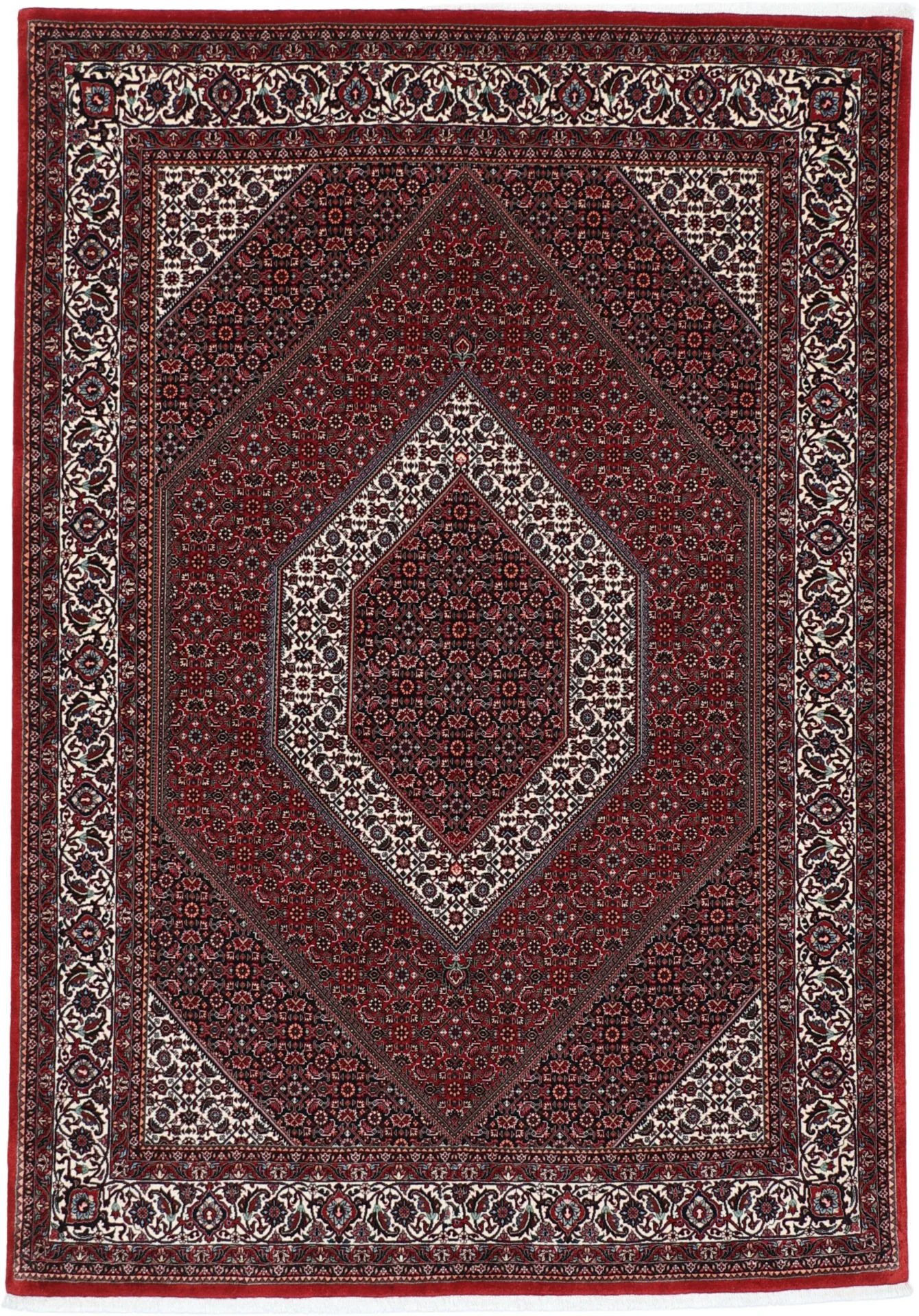 Bijar Persian Rug 174 × 250 cm in Wool & Silk, hand-knotted