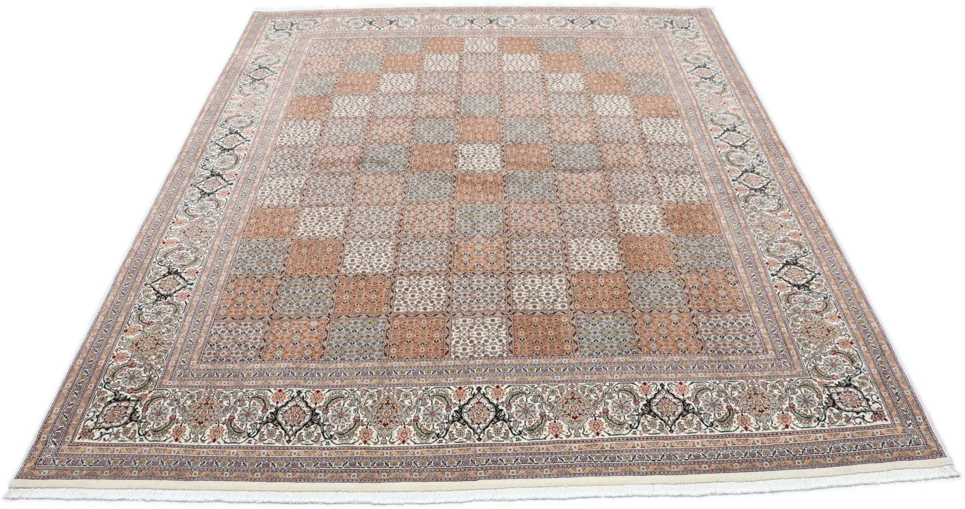 Alternative view of Tabriz Persian Rug 205 × 250 cm in Wool & Silk, hand-knotted