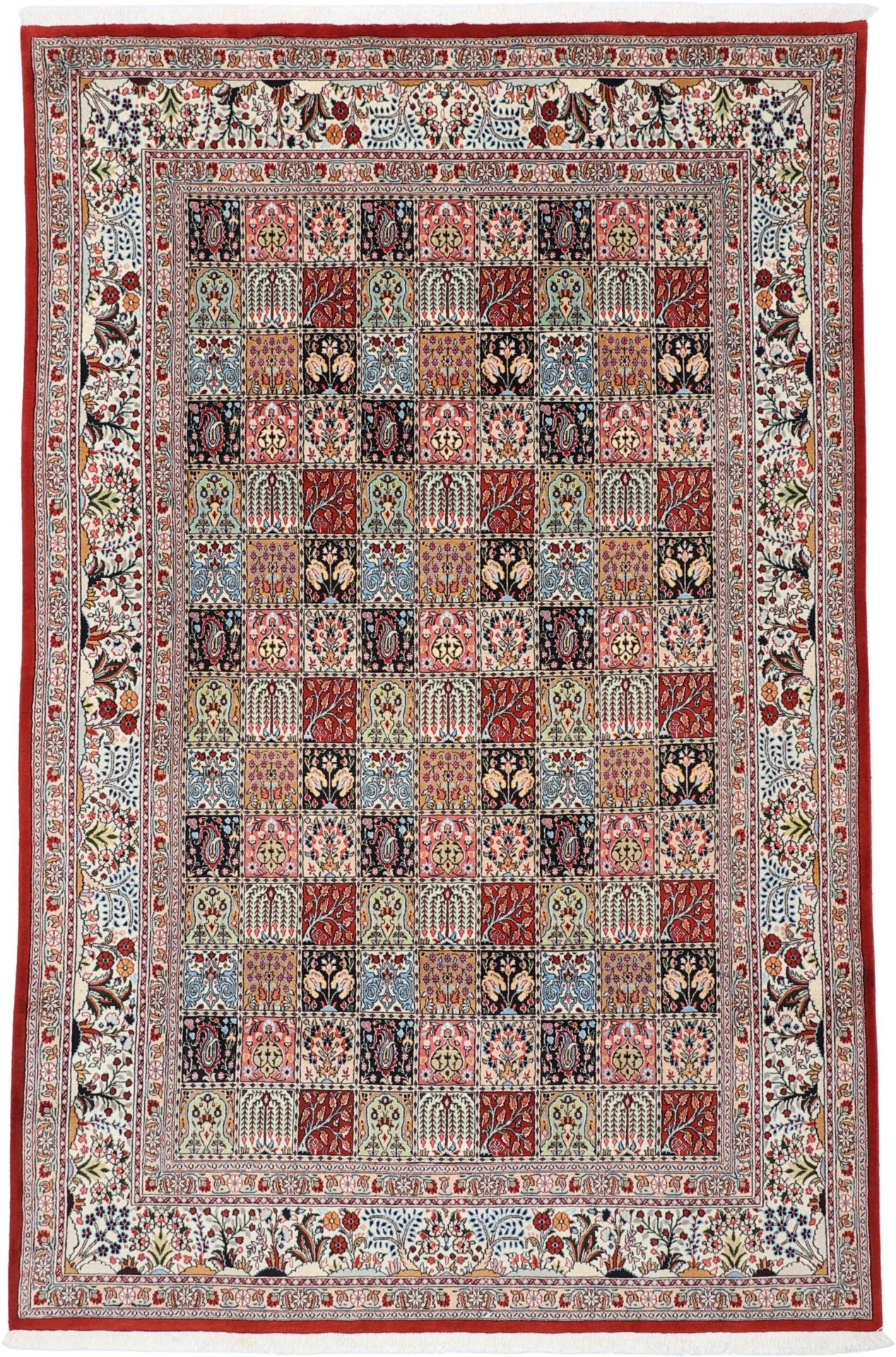 Moud Persian Rug 200 × 300 cm in Wool, hand-knotted