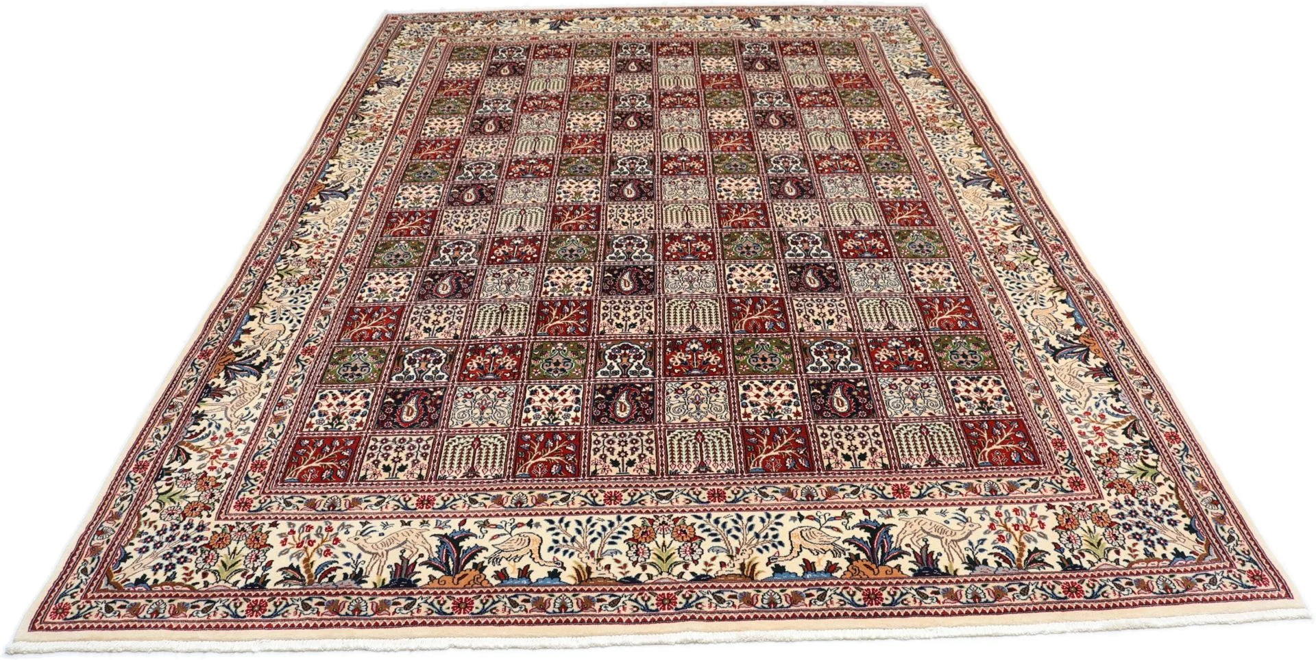 Moud Persian Rug 242 × 350 cm in Wool, hand-knotted - Image 7