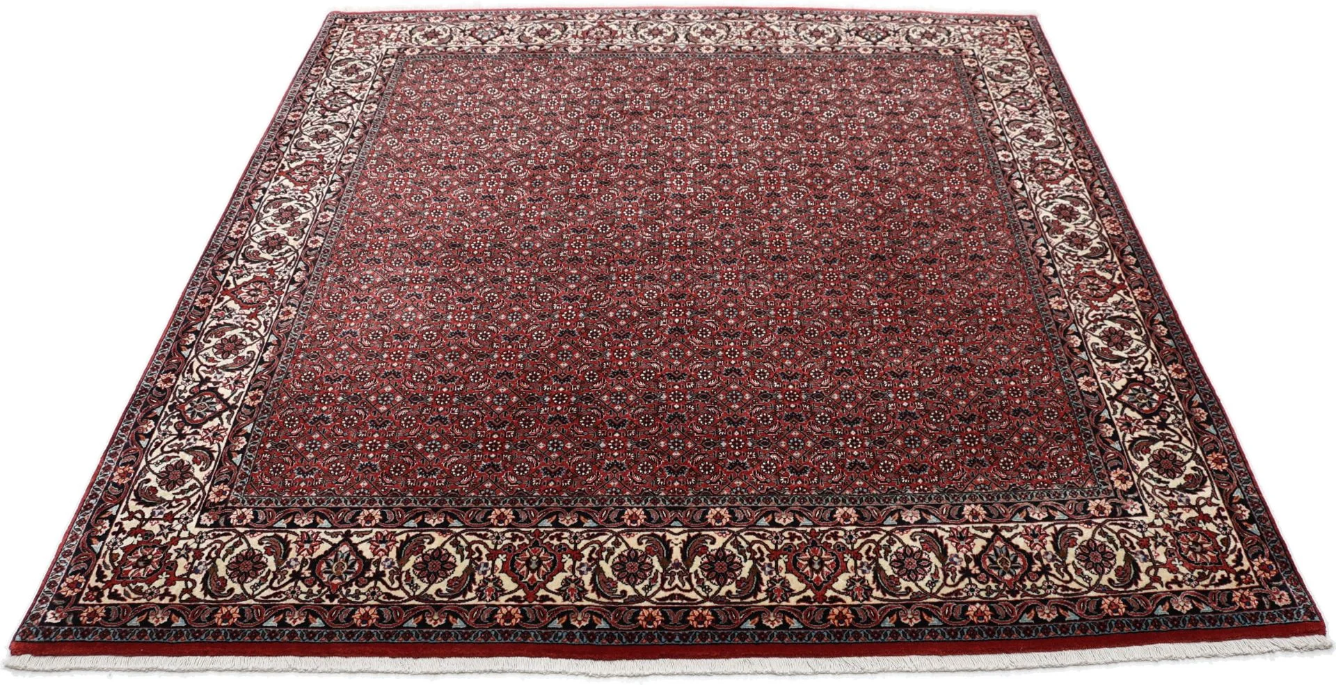 Alternative view of Bijar Persian Rug 204 × 212 cm in Wool & Silk, hand-knotted