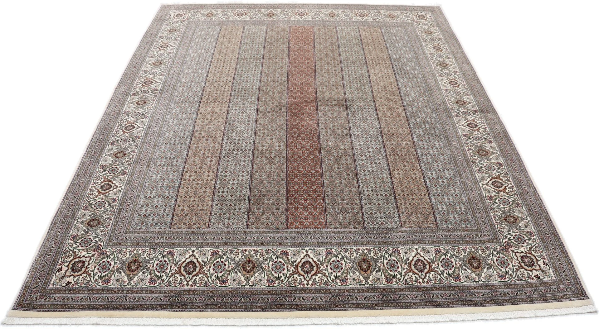 Alternative view of Tabriz Persian Rug 210 × 255 cm in Wool & Silk, hand-knotted