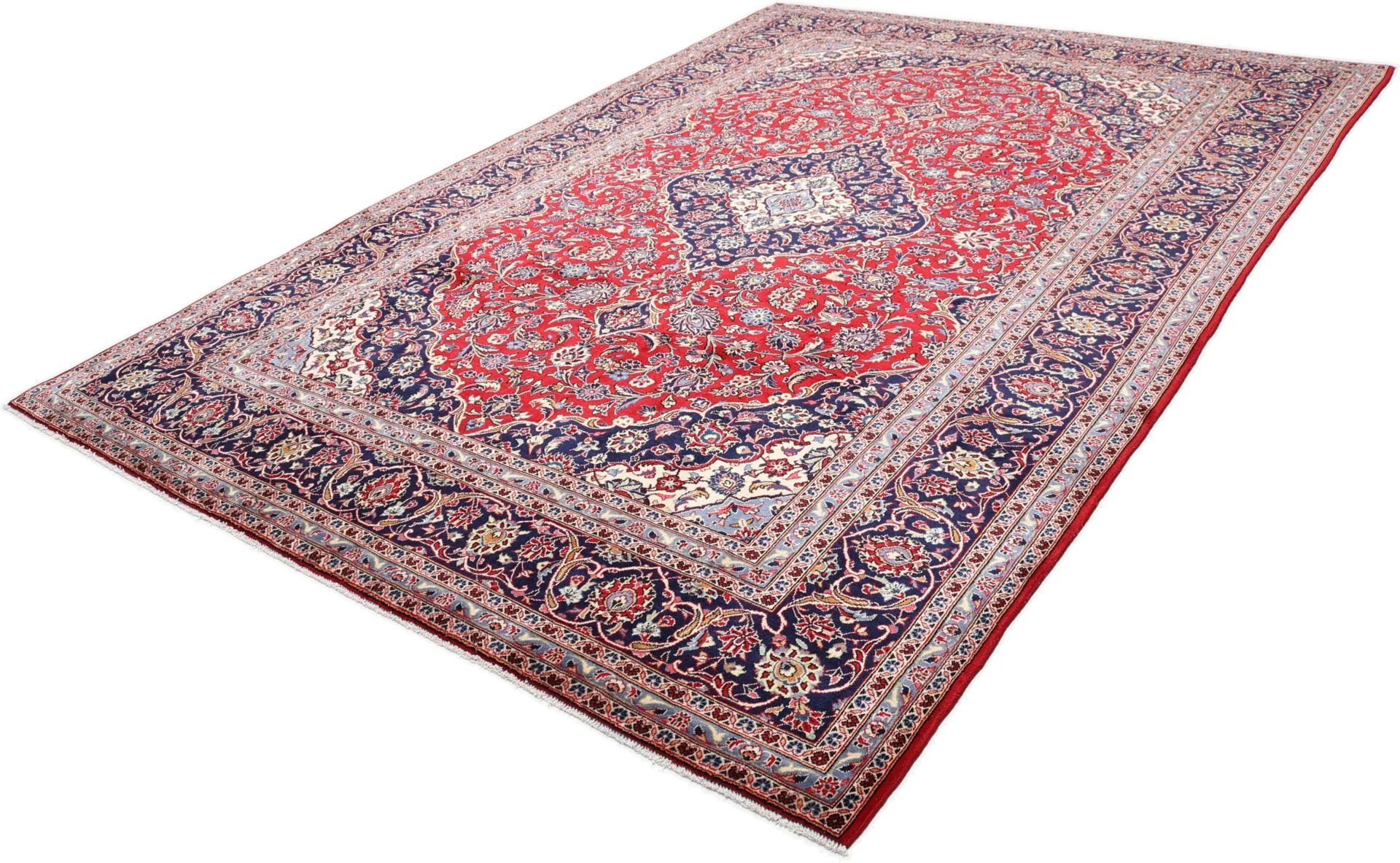 Wool Kashan Persian Rug 245 × 350 cm, hand-knotted - Image 3