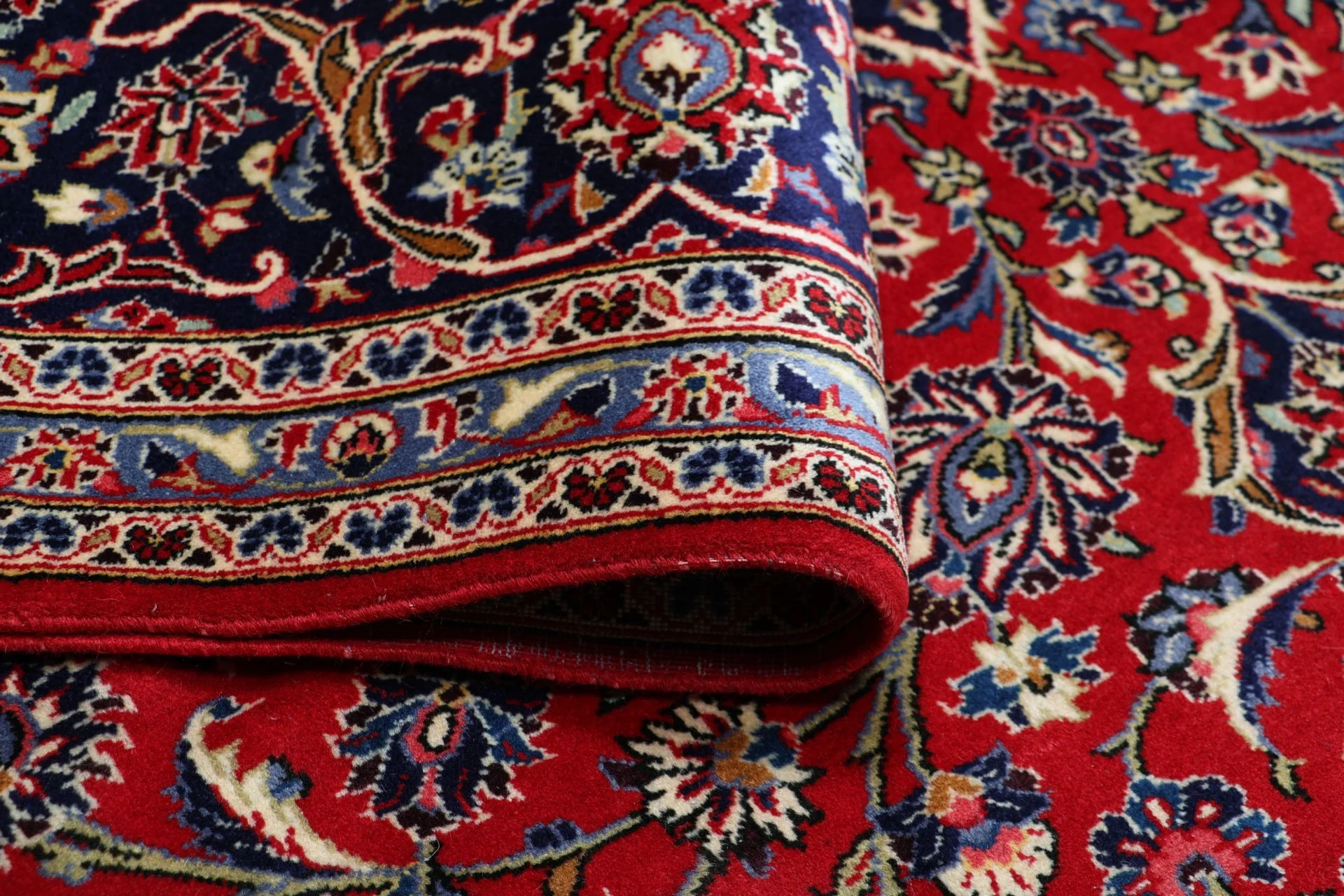 Wool Kashan Persian Rug 245 × 350 cm, hand-knotted - Image 10