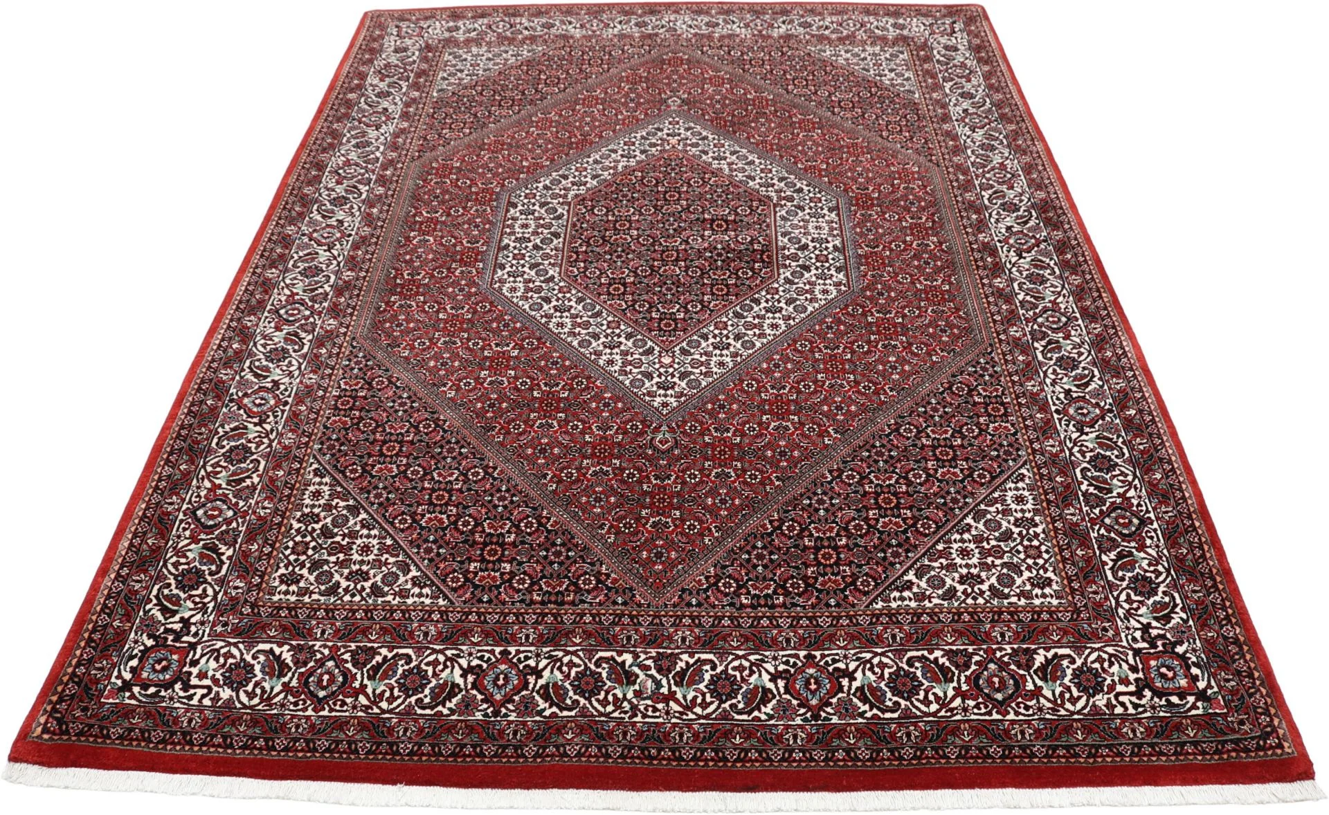 Alternative view of Bijar Persian Rug 174 × 250 cm in Wool & Silk, hand-knotted
