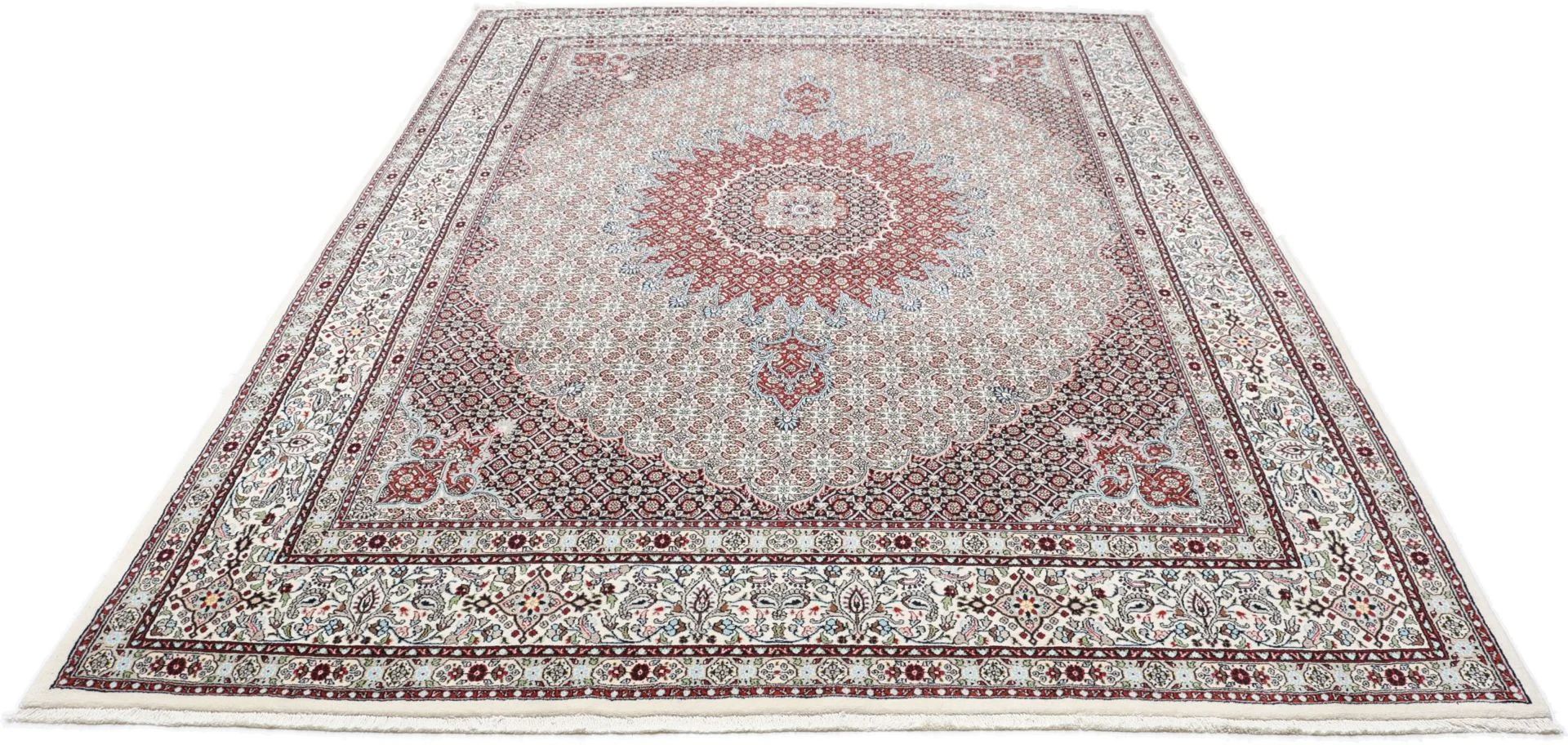 Alternative view of Moud Persian Rug 248 × 348 cm in Wool, hand-knotted
