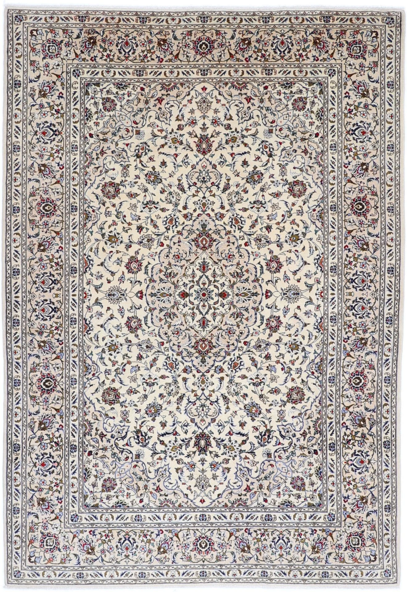 Kashan Persian Rug 205 × 295 cm in Wool, hand-knotted