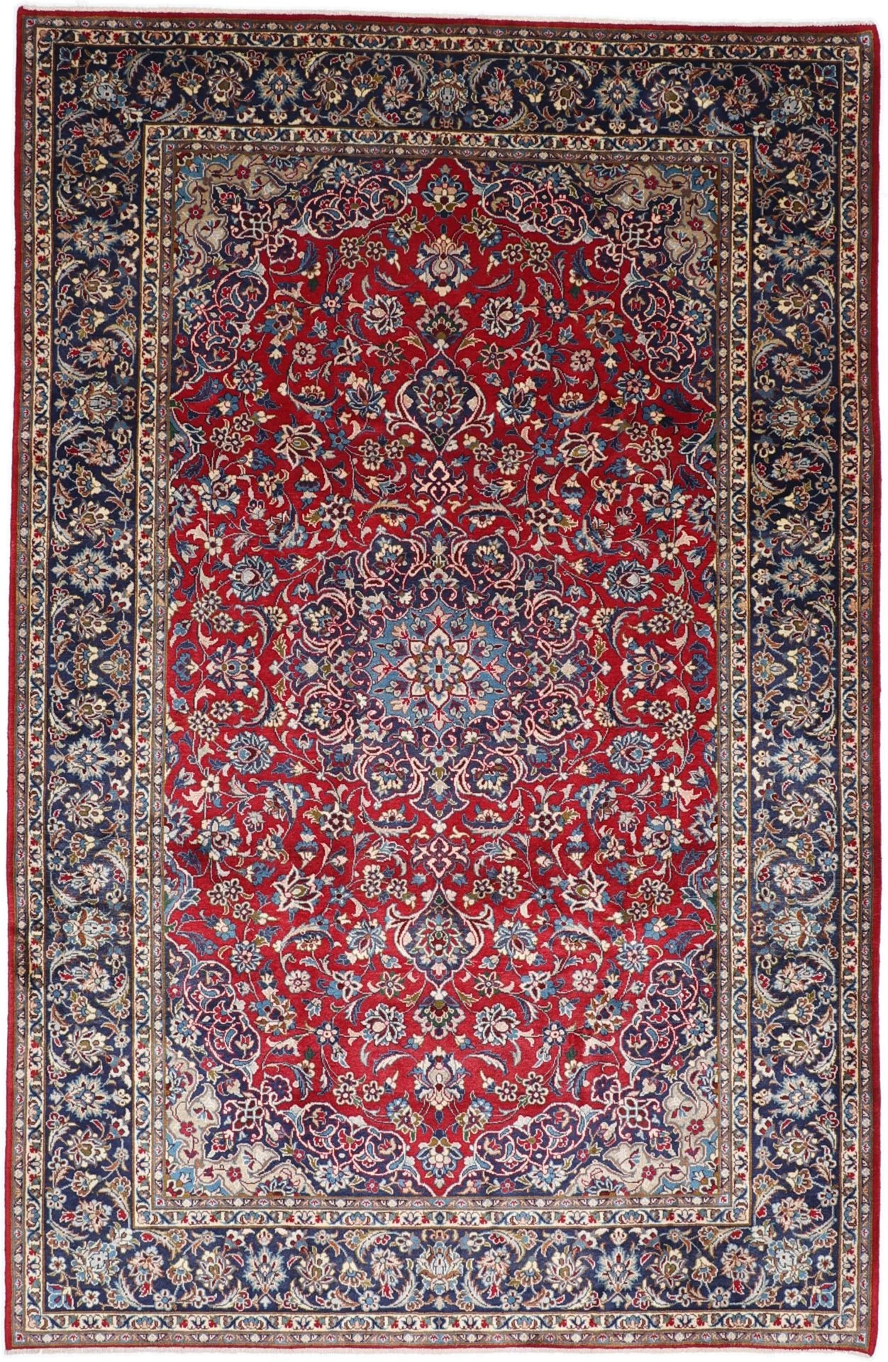 Hand-Knotted Tabriz Persian Rug, 228 × 350 cm, Wool