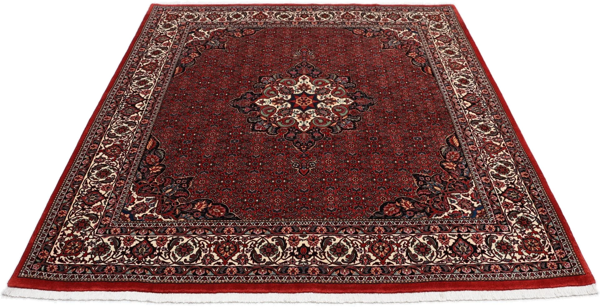 Bijar Persian Rug 205 × 220 cm in Wool & Silk, hand-knotted - Image 8
