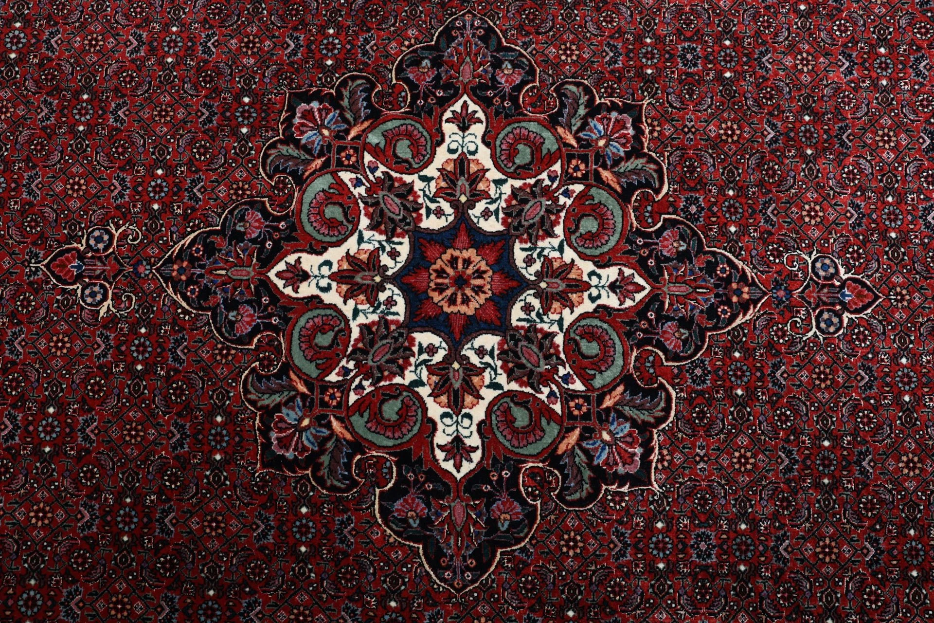 Bijar Persian Rug 205 × 220 cm in Wool & Silk, hand-knotted - Image 9