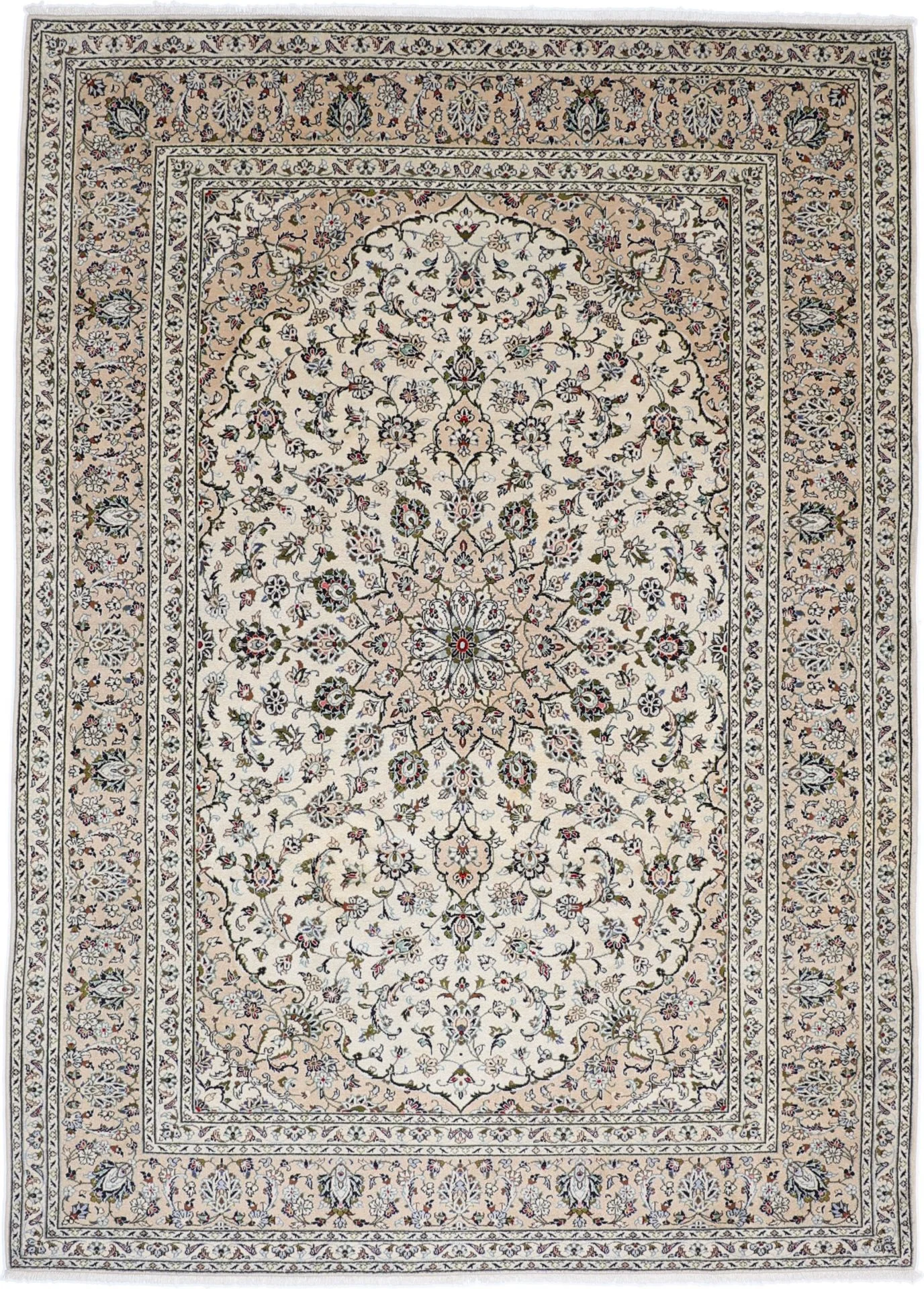Wool Kashan Persian Rug 250 × 350 cm, hand-knotted