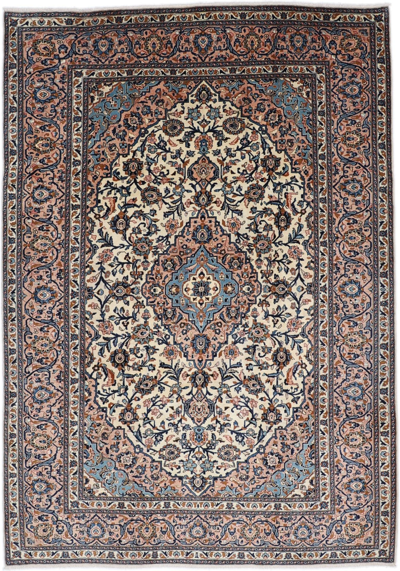 Hand-Knotted Persian Rug, 244 × 350 cm, Wool