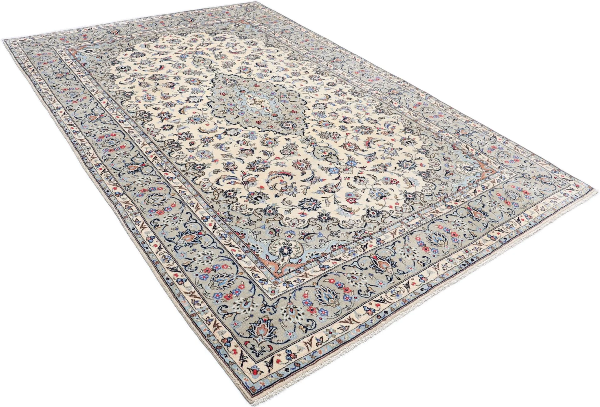Kashan Persian Rug 200 × 303 cm in Wool, hand-knotted - Image 4