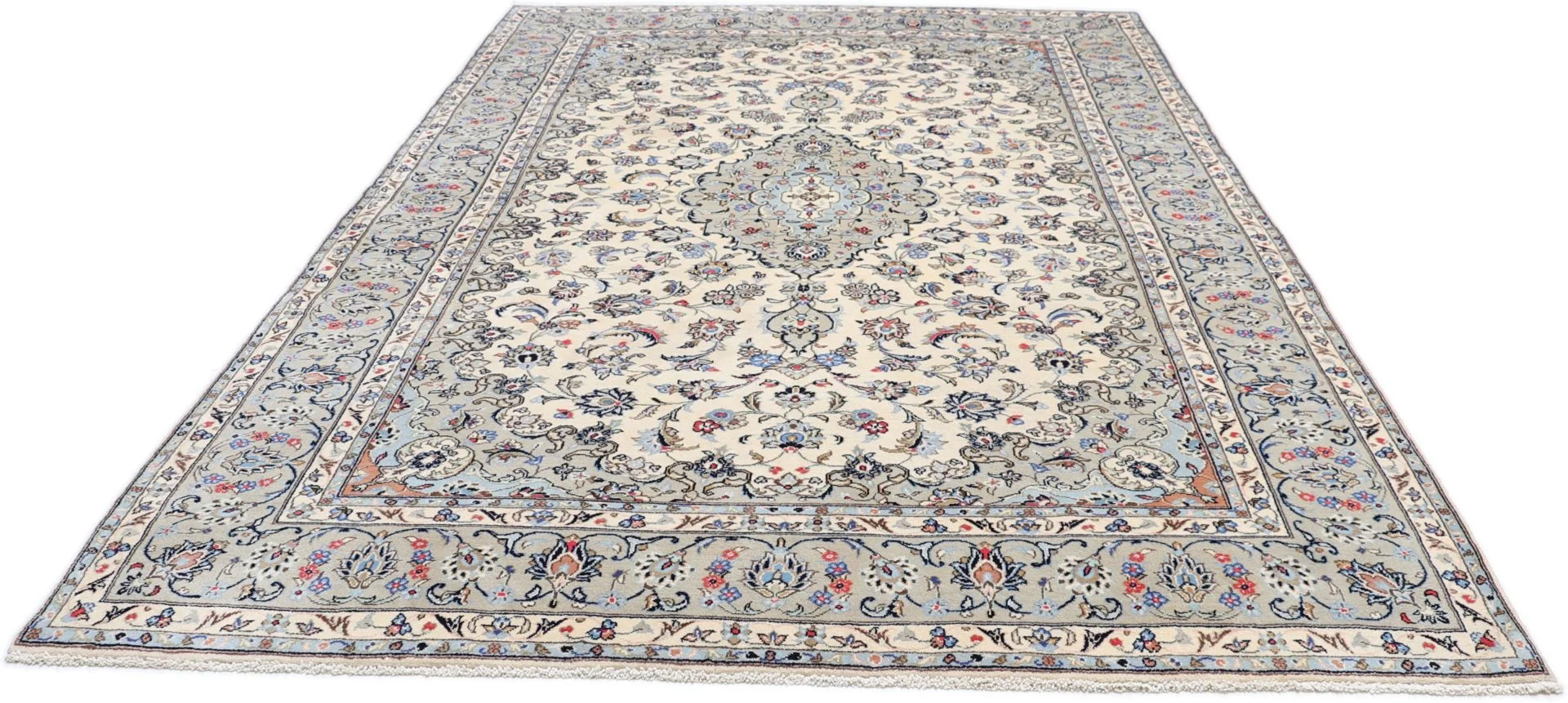 Kashan Persian Rug 200 × 303 cm in Wool, hand-knotted - Image 7