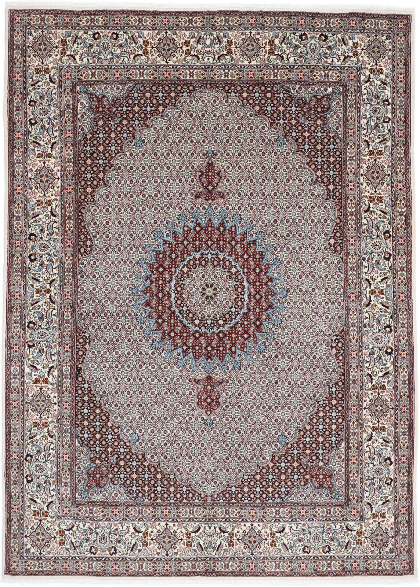 Wool Moud Persian Rug 250 × 345 cm, hand-knotted