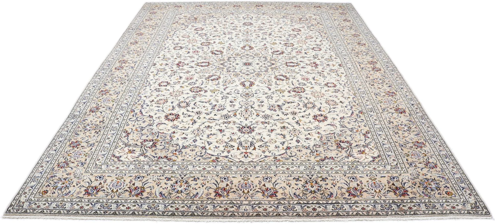 Alternative view of Wool Kashan Persian Rug 254 × 352 cm, hand-knotted