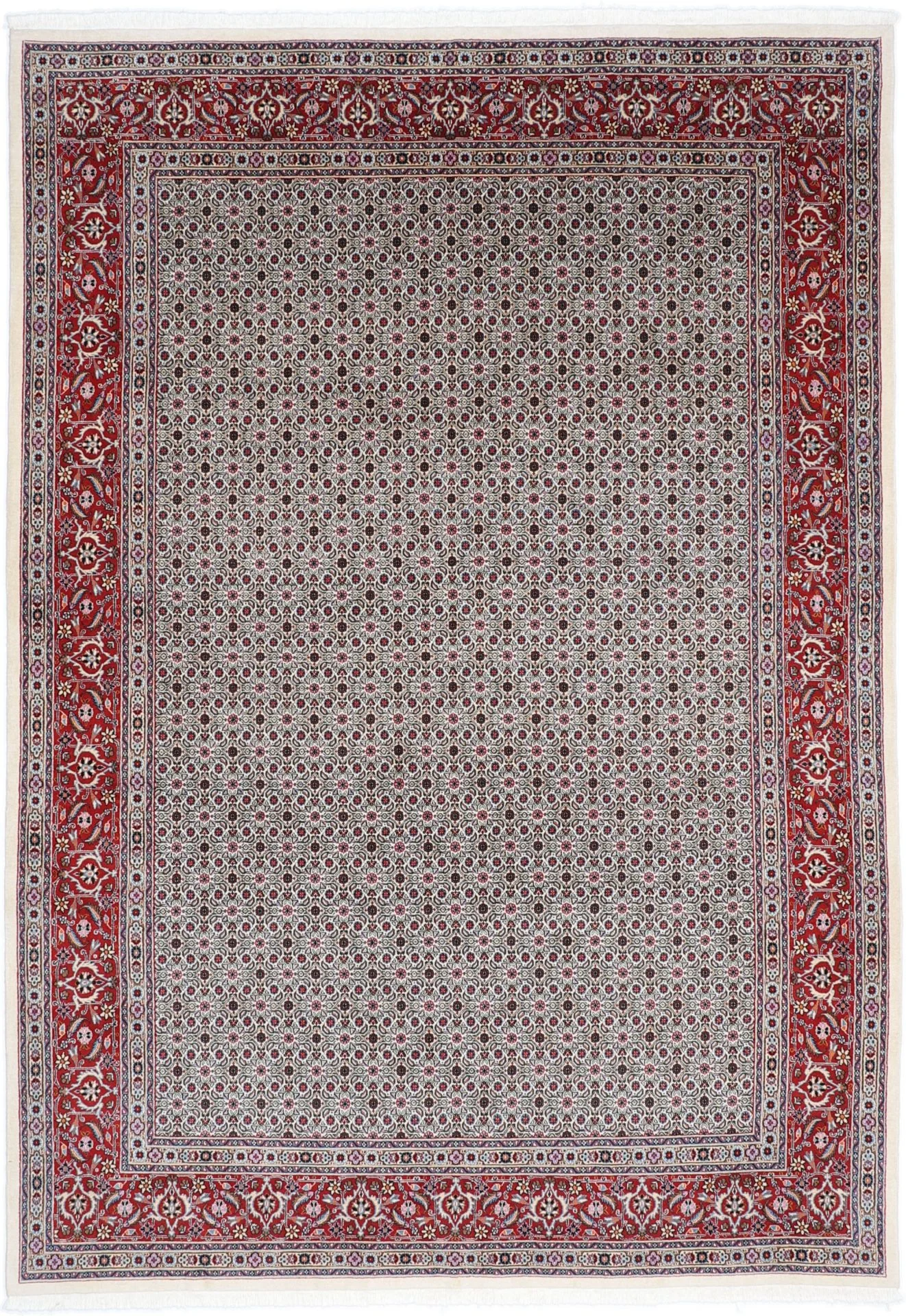 Wool Moud Persian Rug 247 × 350 cm, hand-knotted