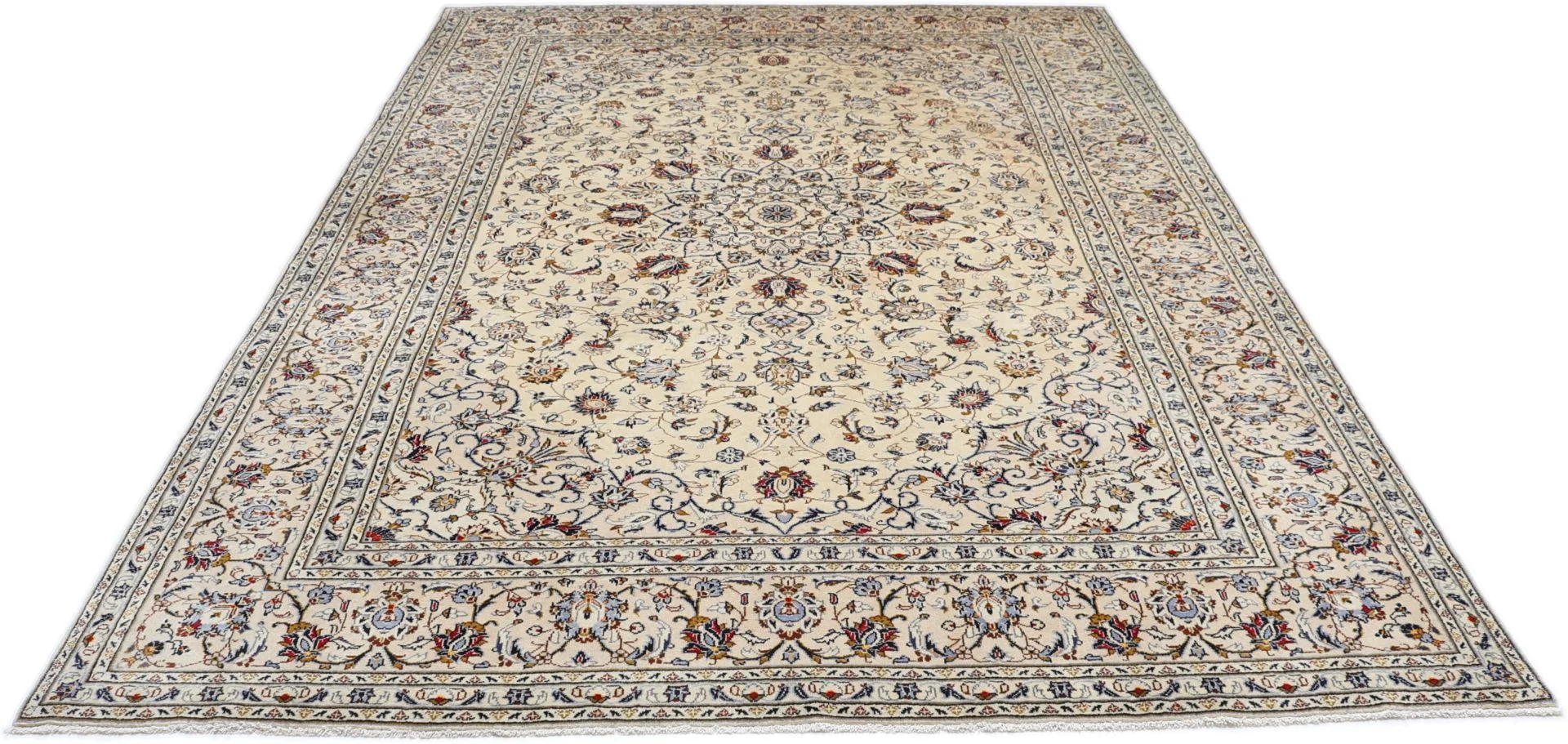 Kashan Persian Rug 237 × 343 cm in Wool, hand-knotted - Image 7