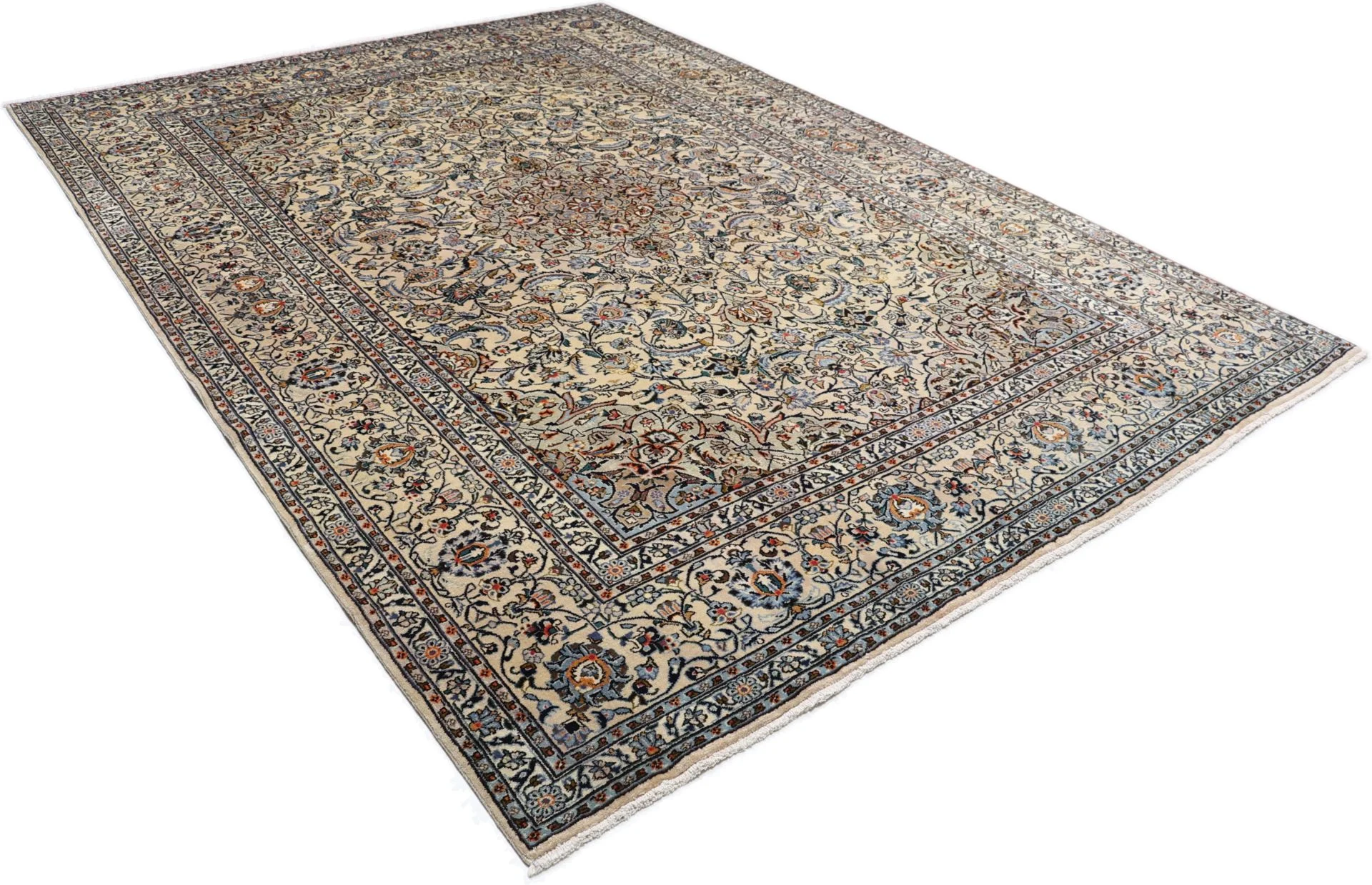 Hand-Knotted Kashmar Persian Rug, 247 × 345 cm, Wool - Image 4