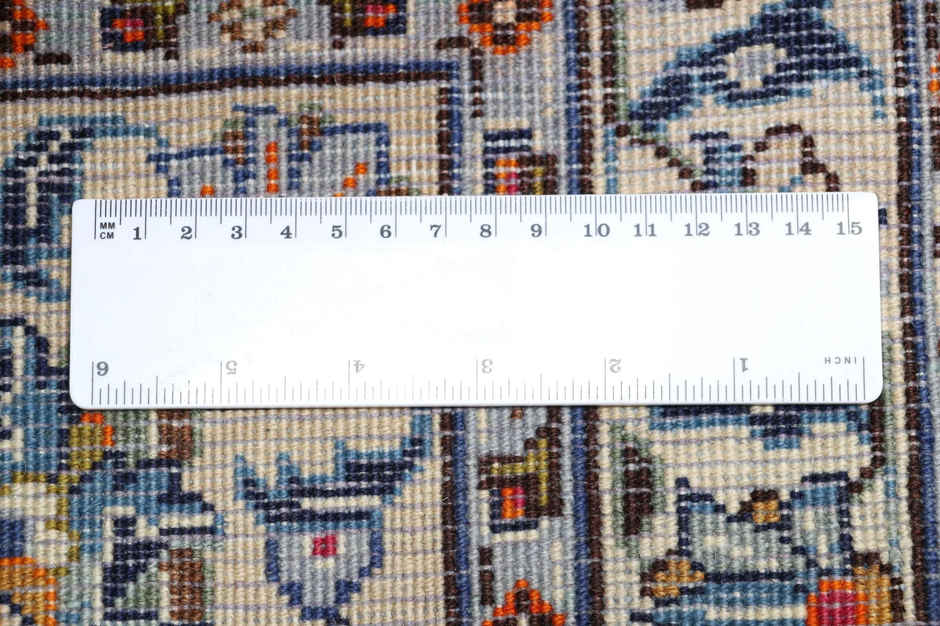 Hand-Knotted Kashmar Persian Rug, 247 × 345 cm, Wool - Image 11