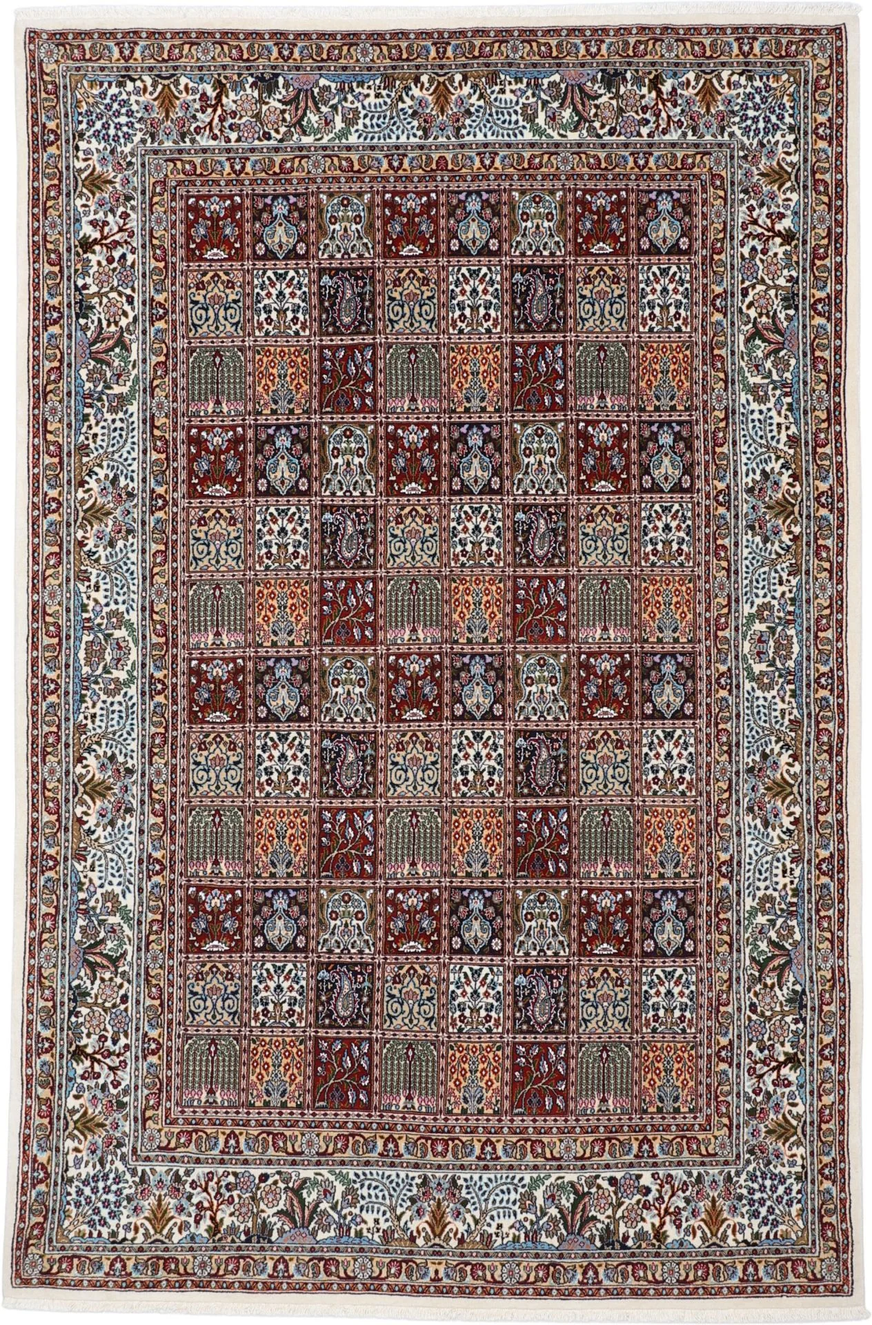 Moud Persian Rug 200 × 302 cm in Wool, hand-knotted