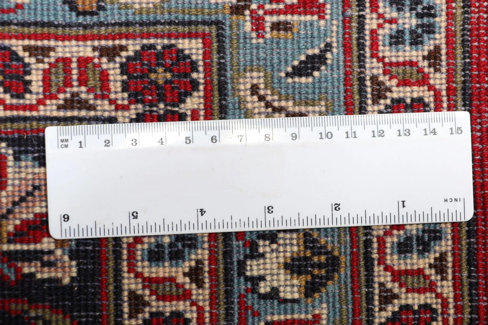 Wool Kashan Persian Rug 247 × 367 cm, hand-knotted - Image 11