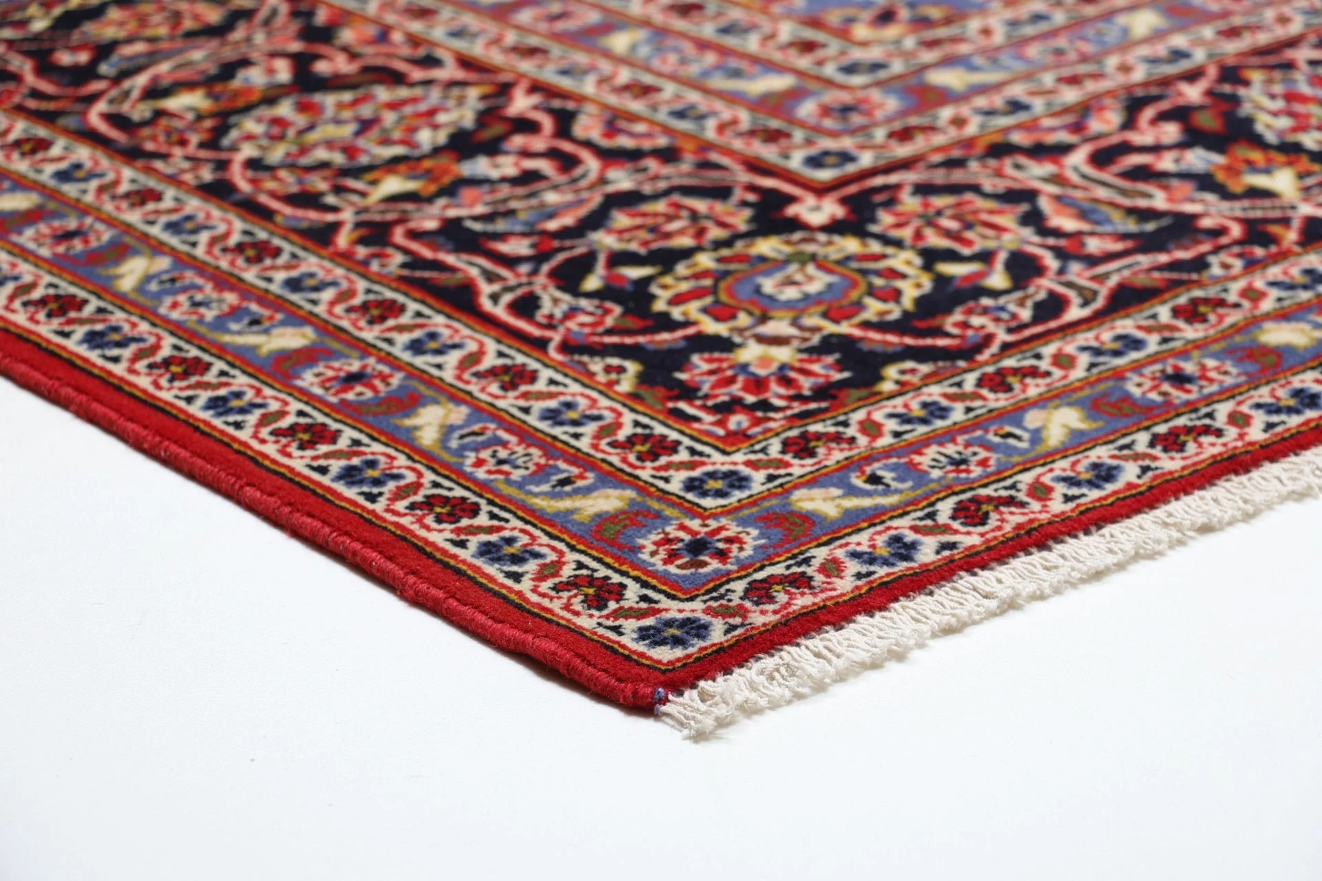 Wool Kashan Persian Rug 244 × 350 cm, hand-knotted - Image 6