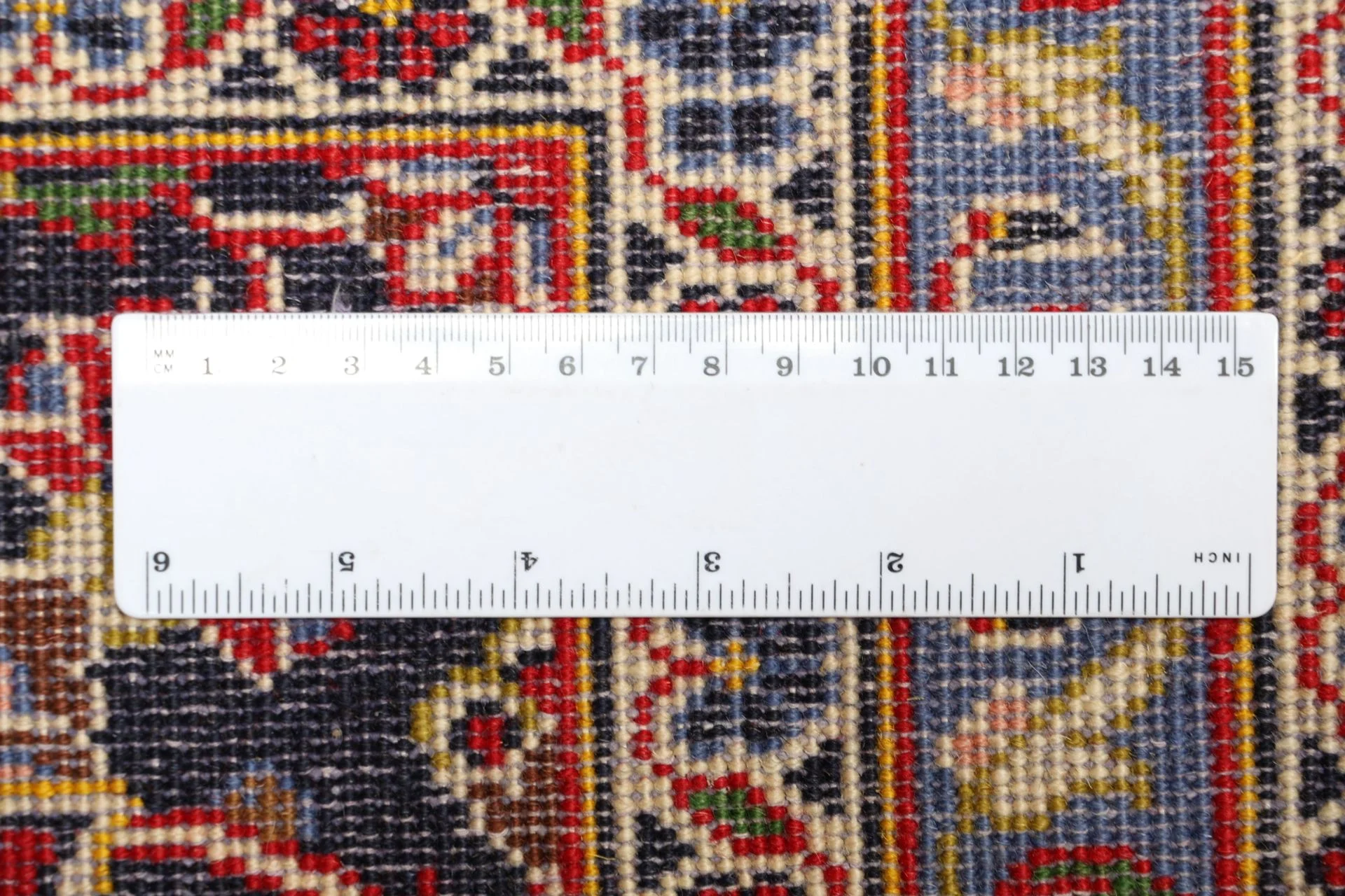 Wool Kashan Persian Rug 244 × 350 cm, hand-knotted - Image 11