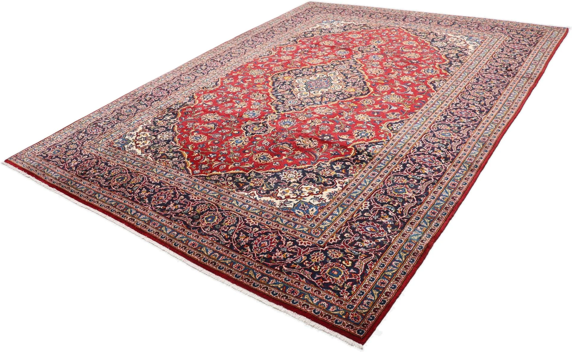 Wool Kashan Persian Rug 260 × 350 cm, hand-knotted - Image 3